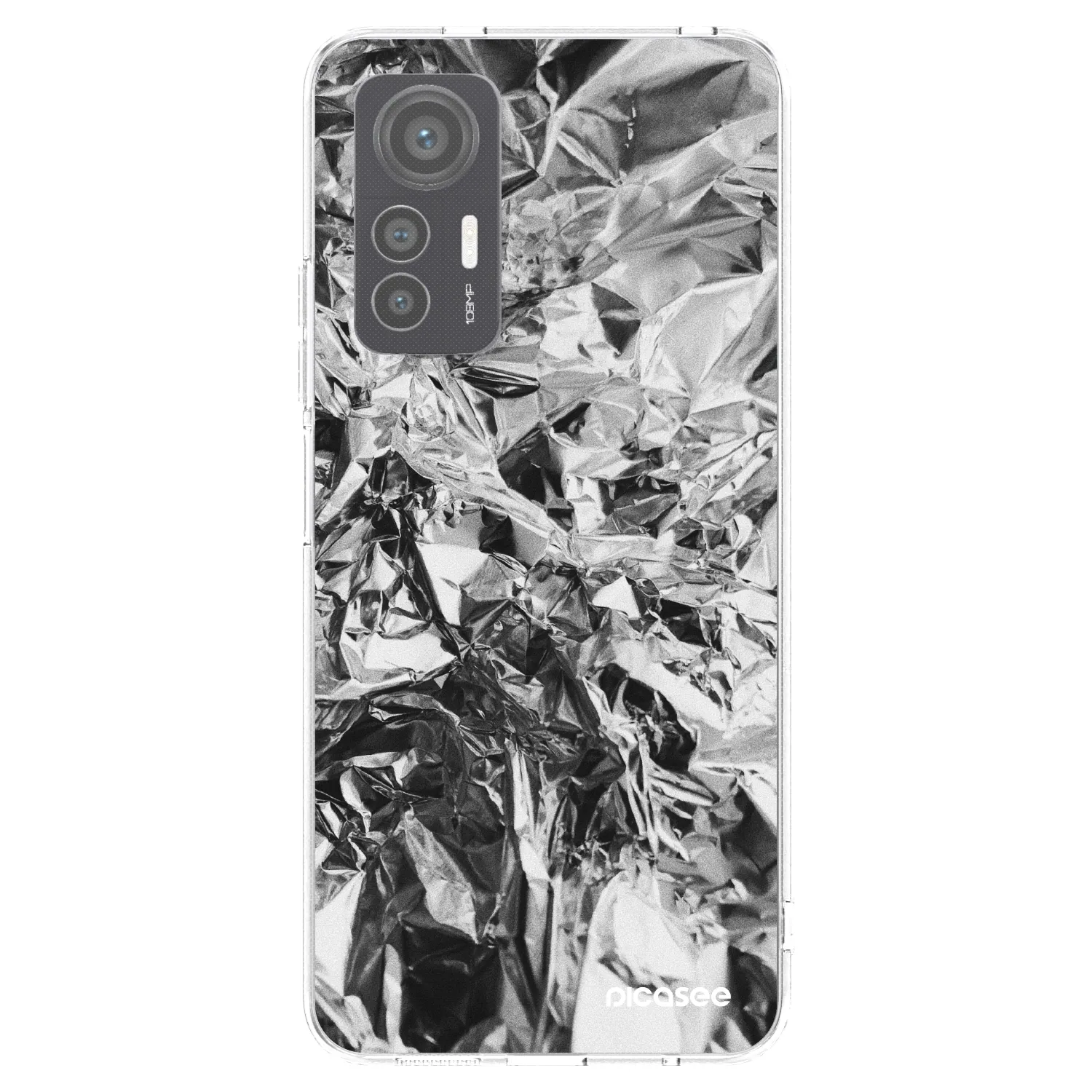Picasee silikonski prozorni ovitek za Xiaomi 12 Lite - Chrome