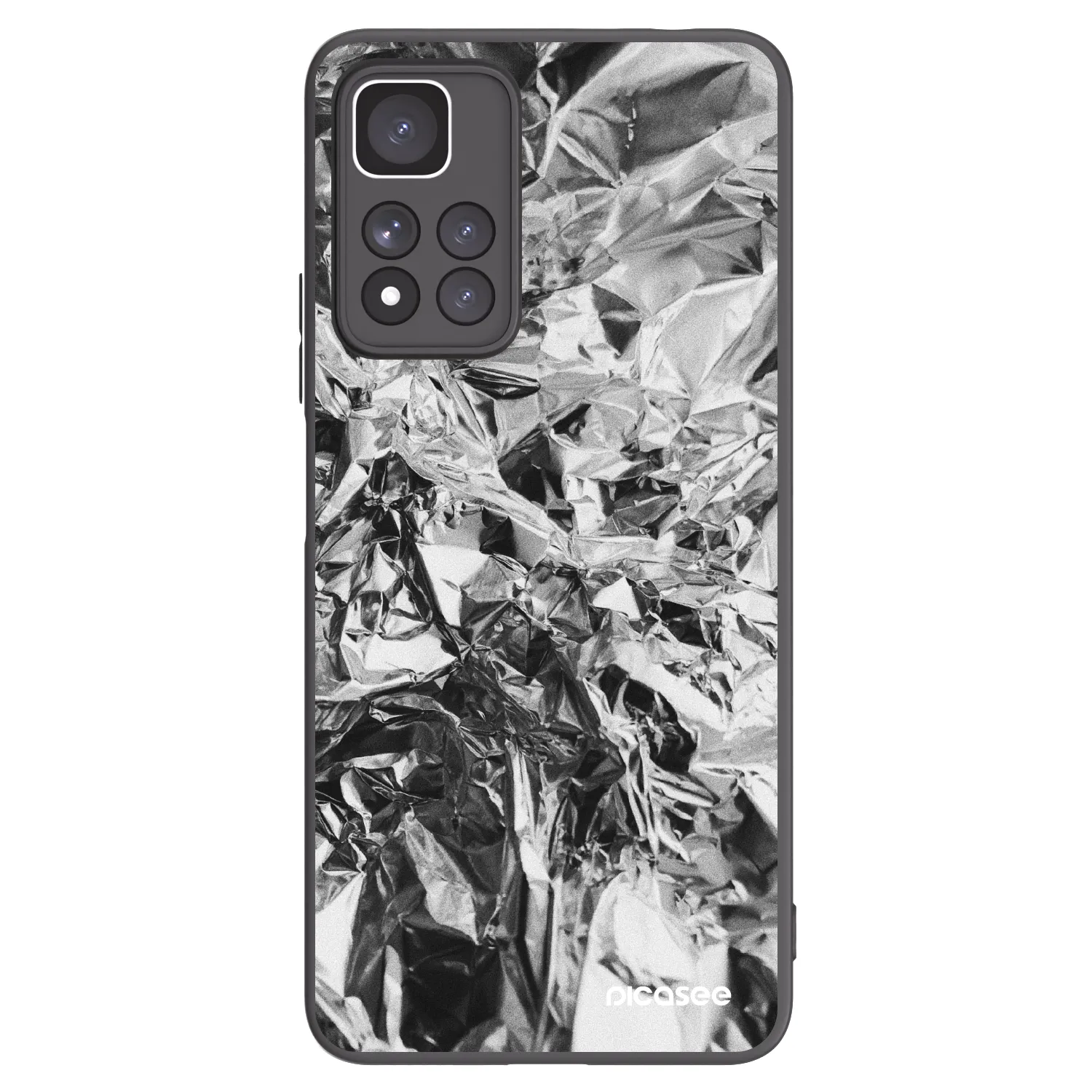 Picasee silikonski črni ovitek za Xiaomi Redmi Note 11 Pro+ 5G - Chrome