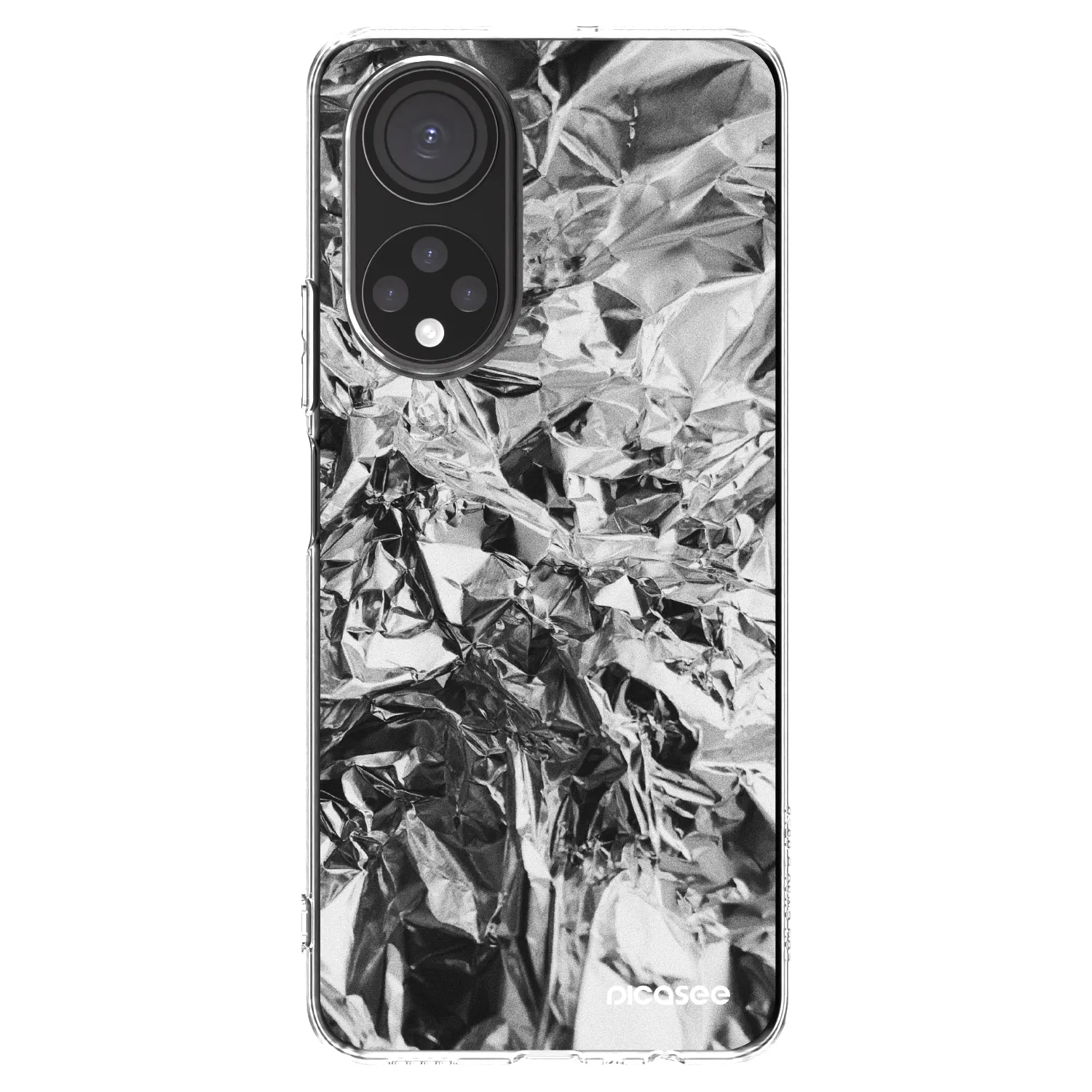 Picasee silikonski prozorni ovitek za Honor X7 - Chrome