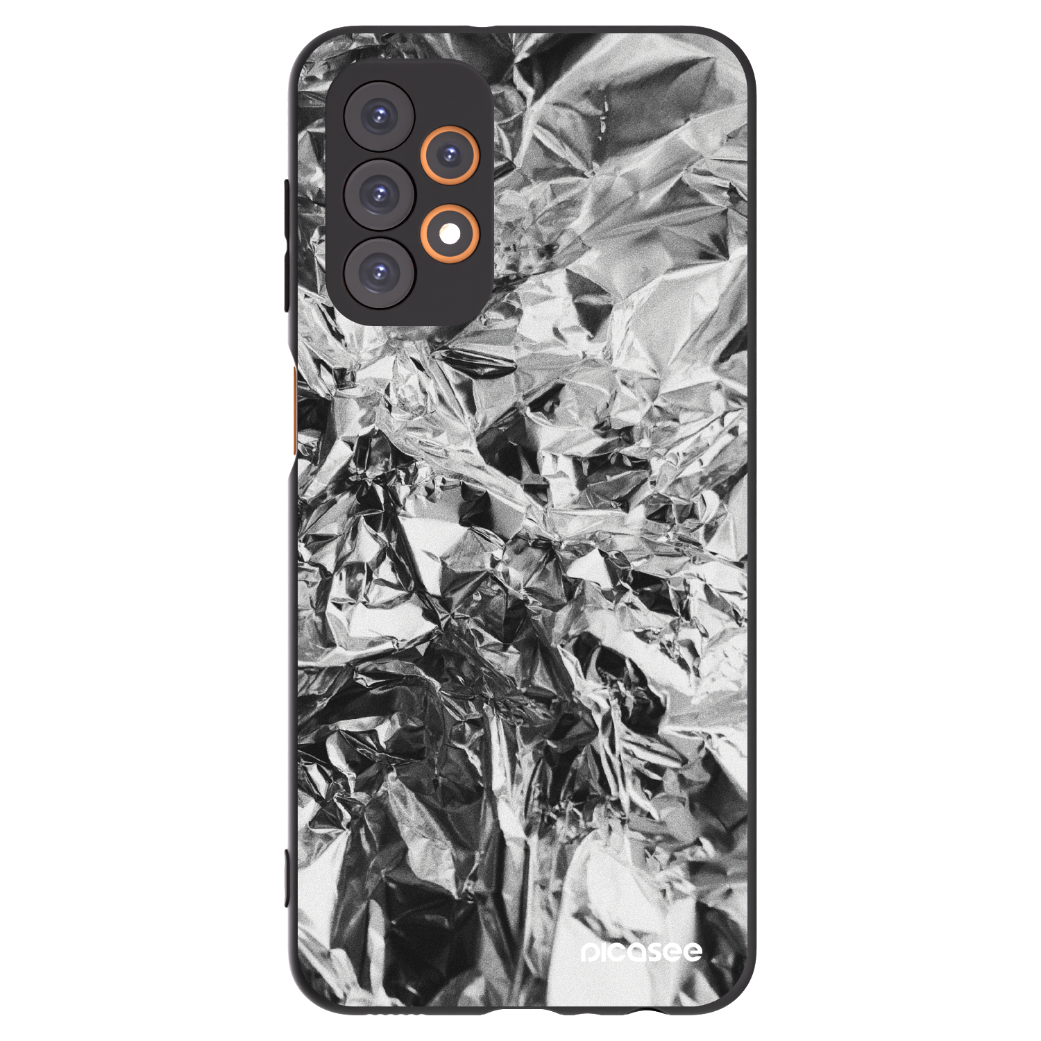 Picasee silikonski črni ovitek za Samsung Galaxy A23 A236B 5G - Chrome