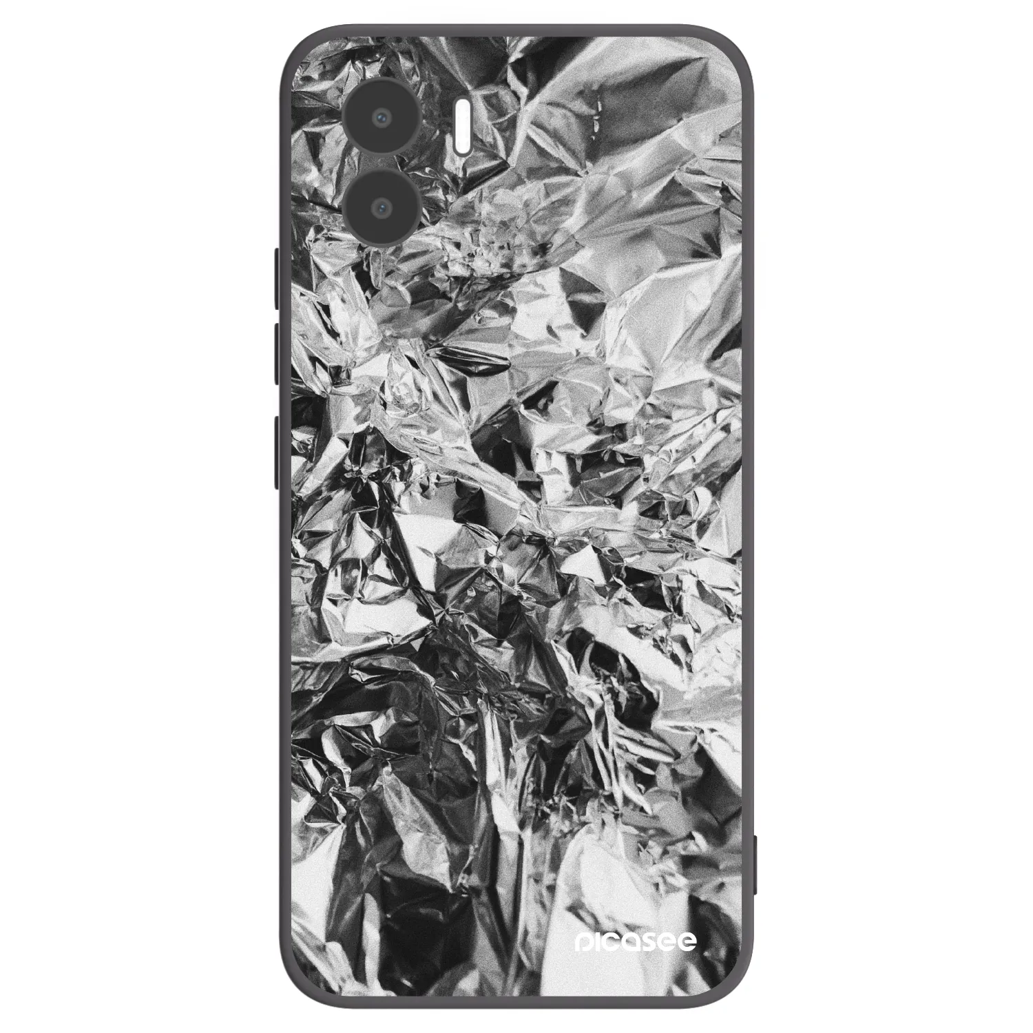 Picasee silikonski črni ovitek za Xiaomi Redmi A1 - Chrome