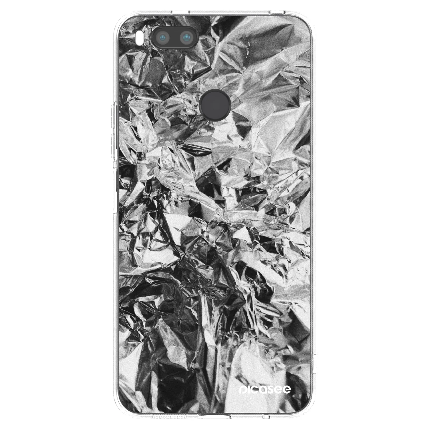 Picasee silikonski prozorni ovitek za Xiaomi Redmi A1 - Chrome