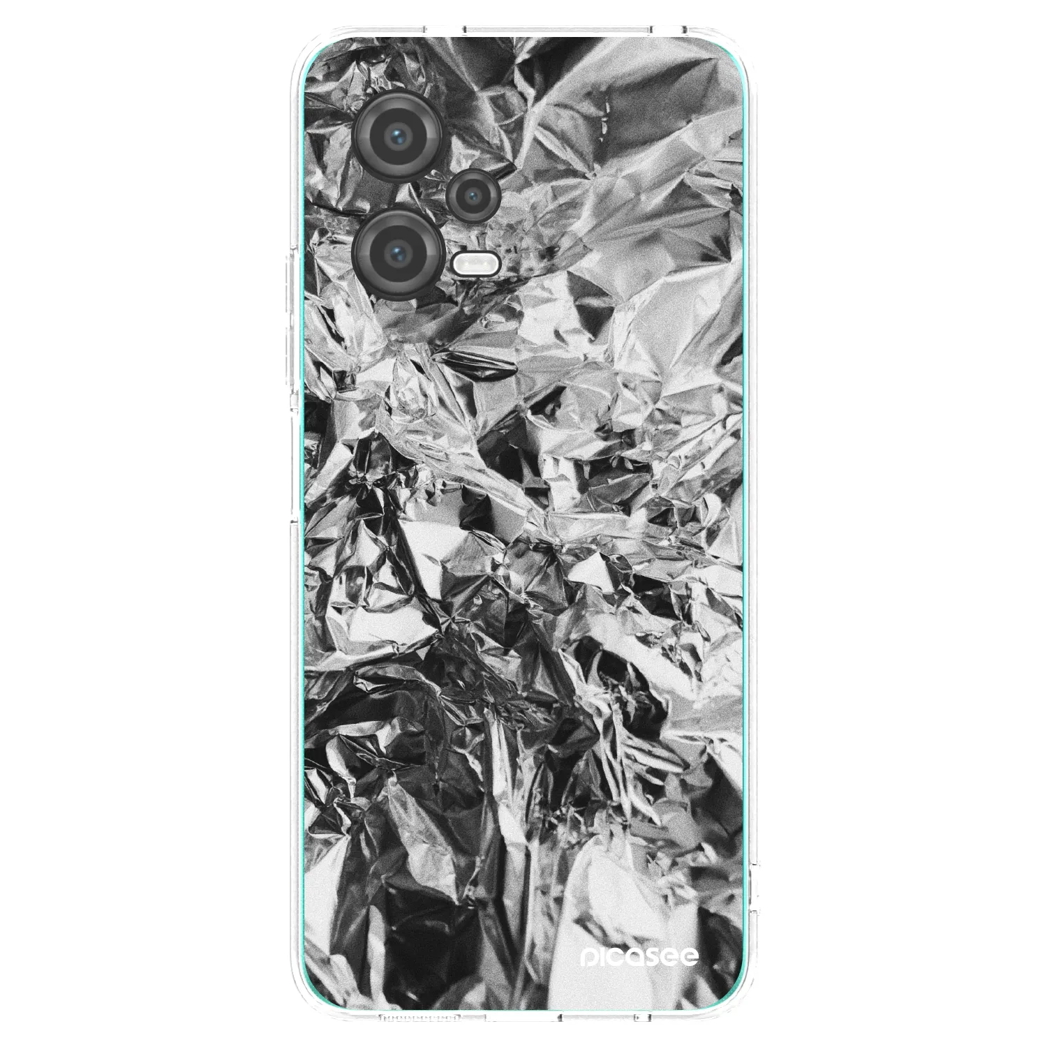Picasee silikonski prozorni ovitek za Xiaomi Poco X5 - Chrome