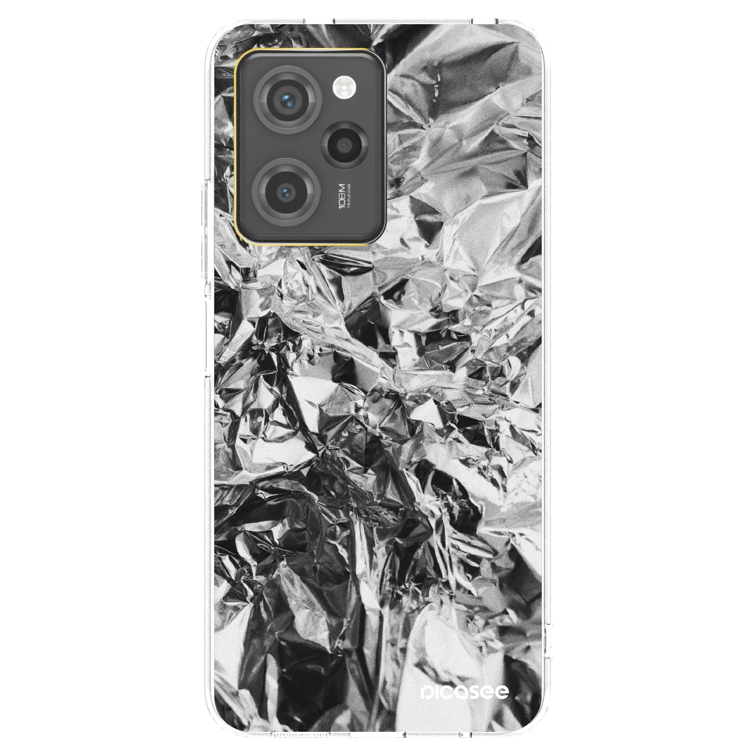 Picasee silikonski črni ovitek za Xiaomi Poco X5 Pro - Chrome