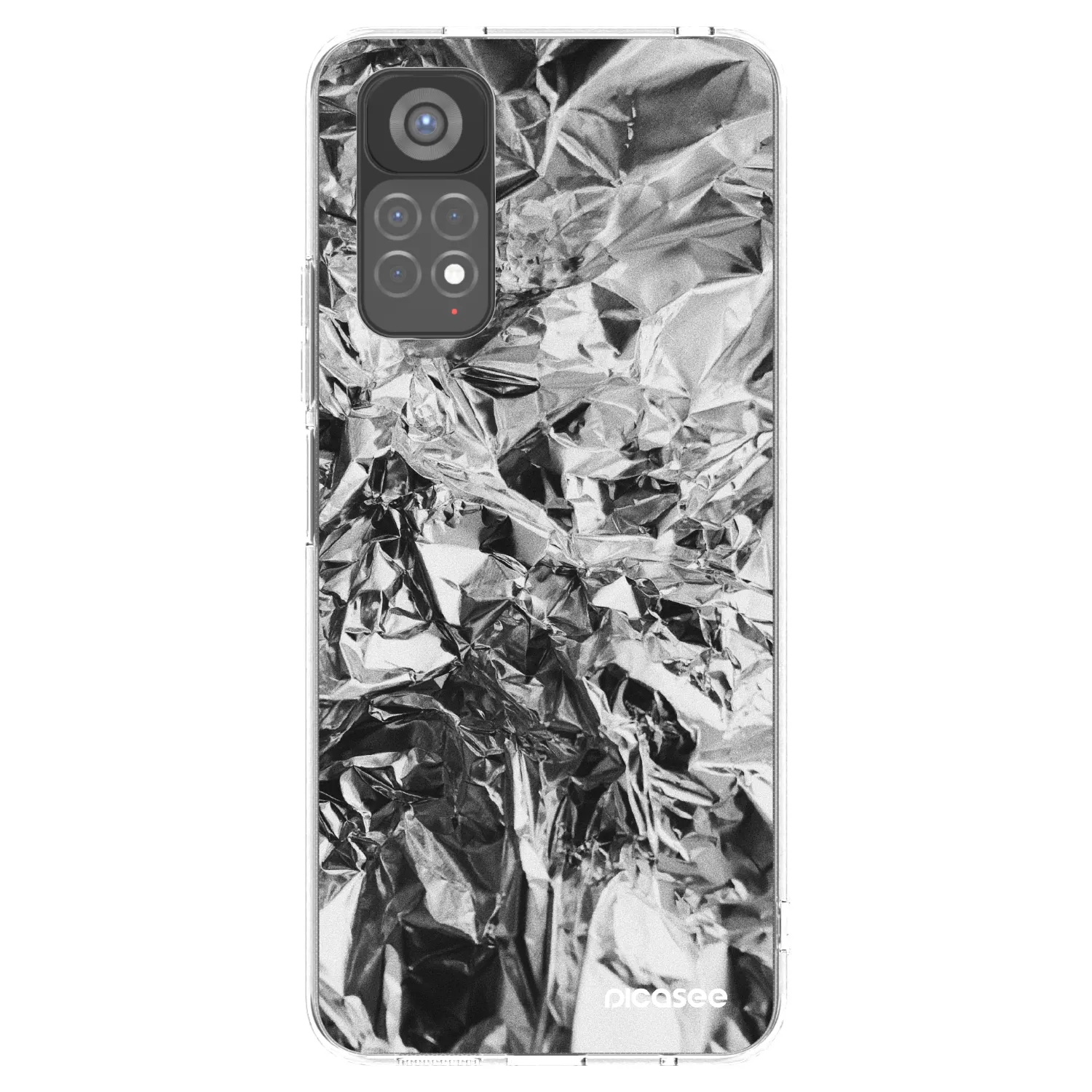 Picasee silikonski prozorni ovitek za Xiaomi Redmi Note 11S 5G - Chrome
