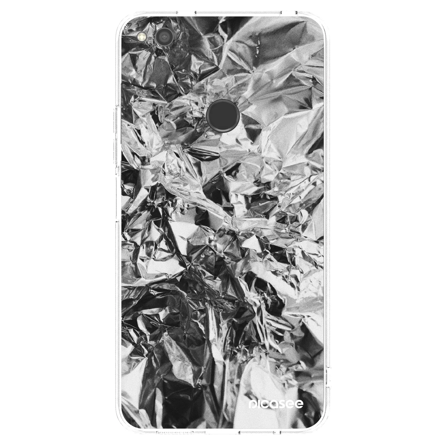 Picasee silikonski prozorni ovitek za Huawei P9 Lite 2017 - Chrome