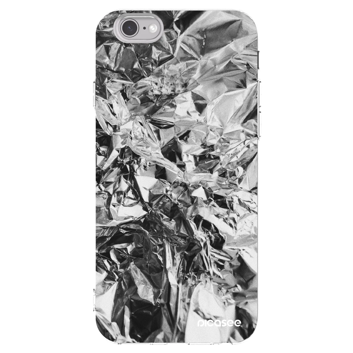 Picasee silikonski prozorni ovitek za Apple iPhone 6/6S - Chrome