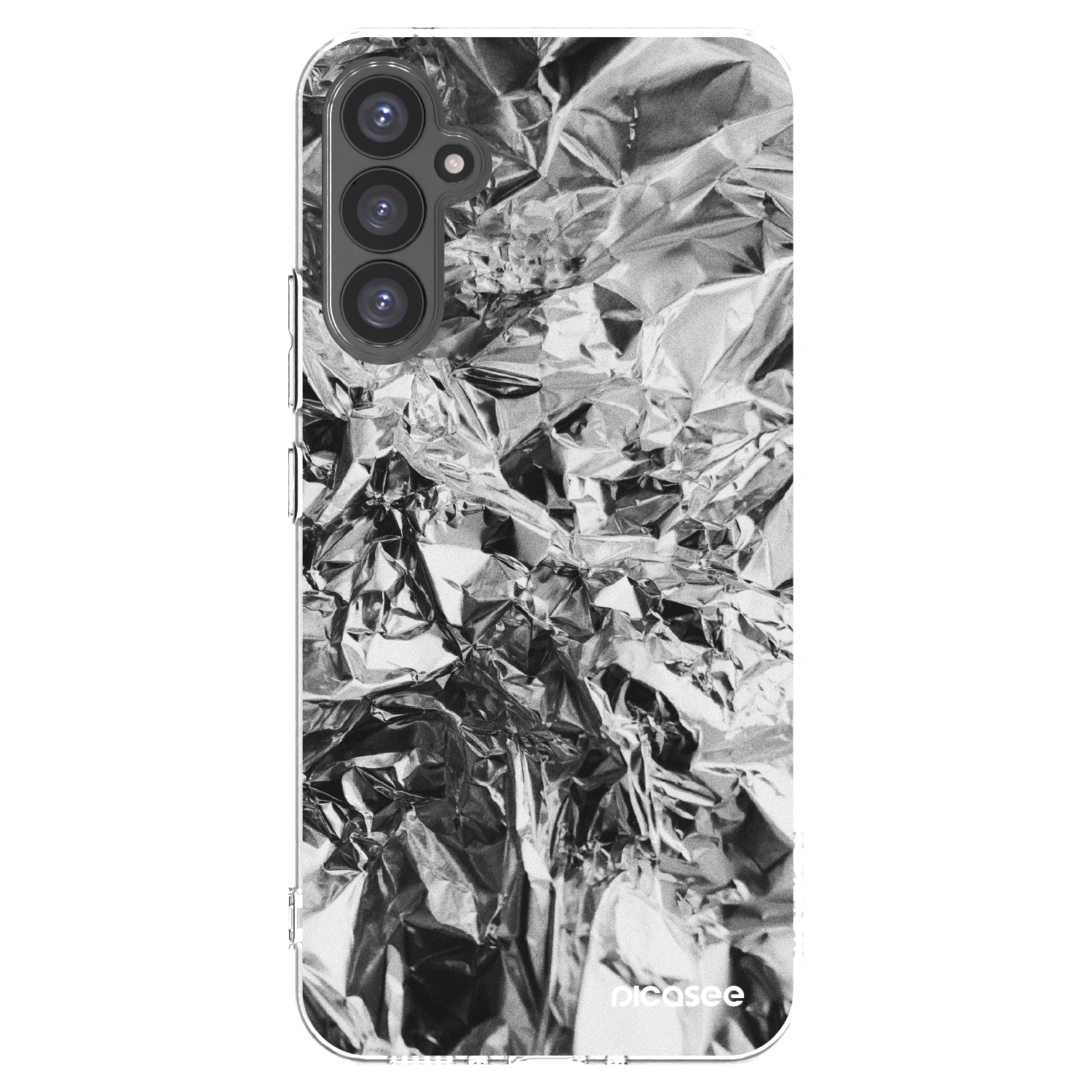 Picasee silikonski prozorni ovitek za Samsung Galaxy A34 5G A346B - Chrome