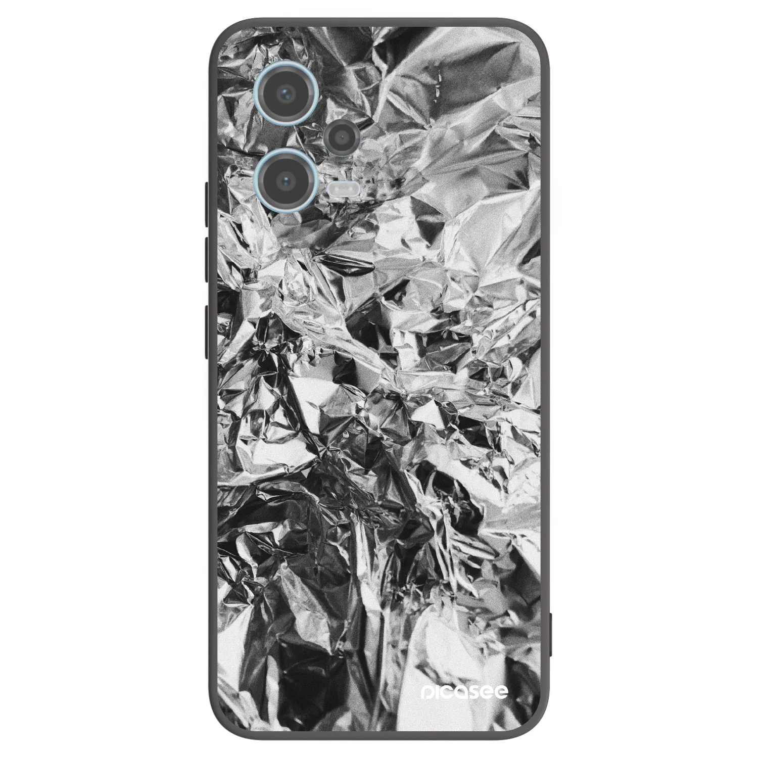 Picasee silikonski črni ovitek za Xiaomi Redmi Note 12 5G - Chrome