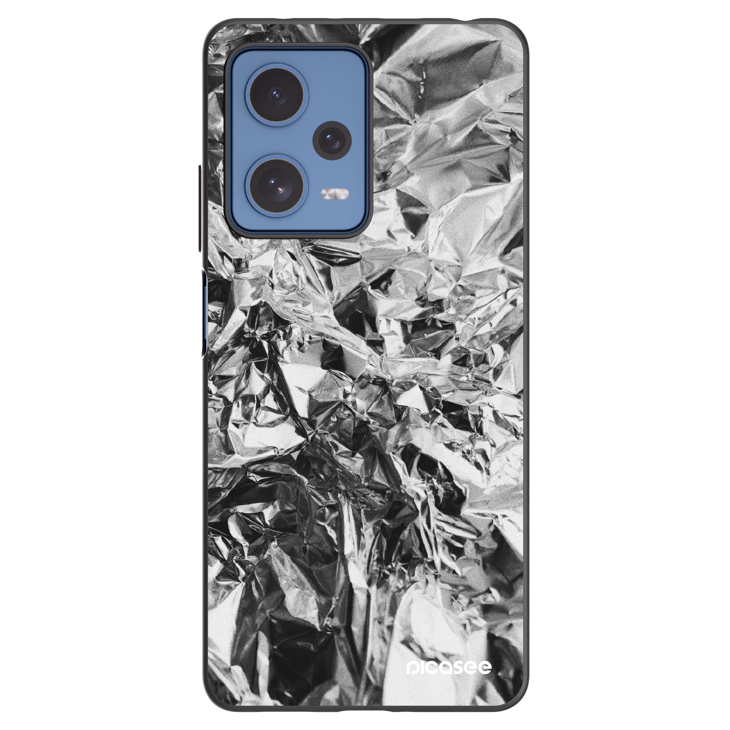 Picasee silikonski črni ovitek za Xiaomi Redmi Note 12 Pro 5G - Chrome