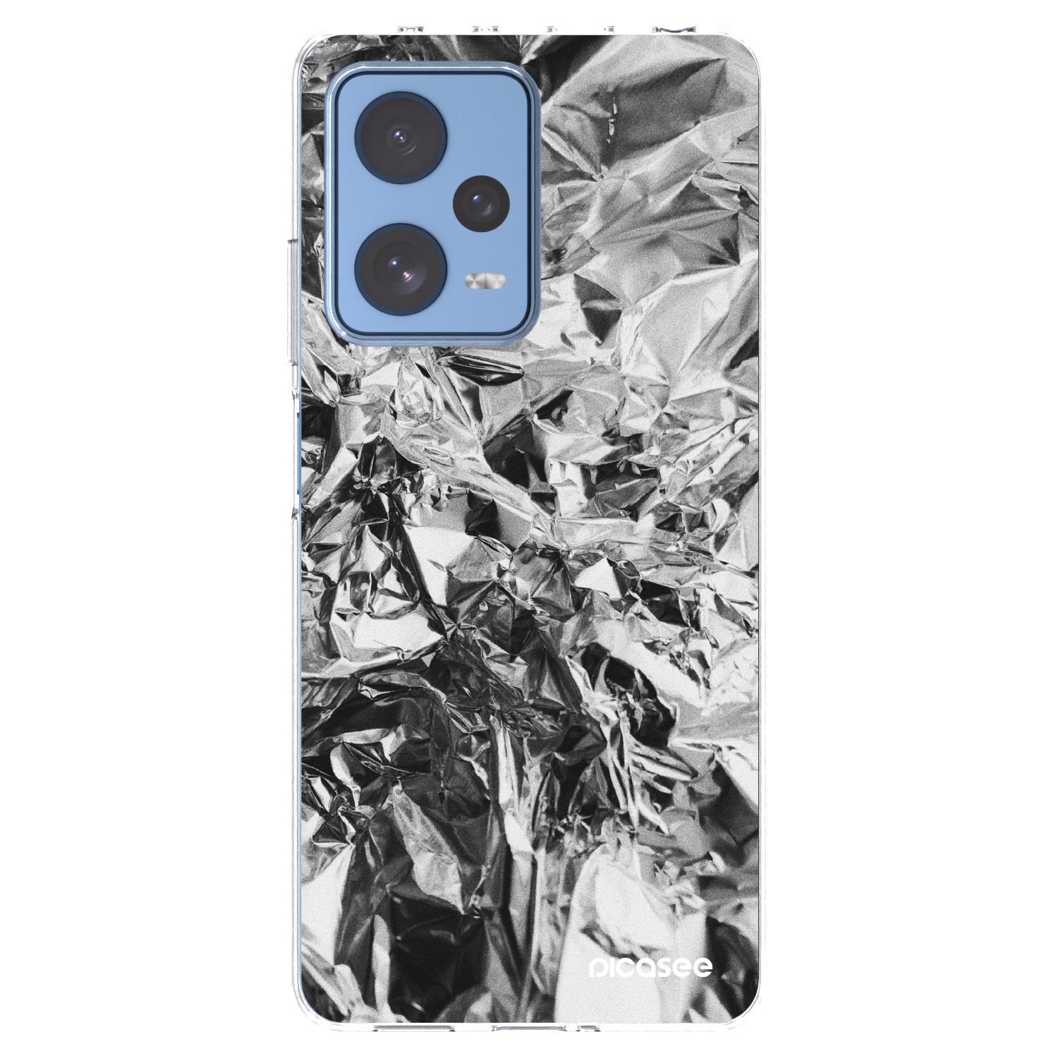 Picasee silikonski prozorni ovitek za Xiaomi Redmi Note 12 Pro 5G - Chrome