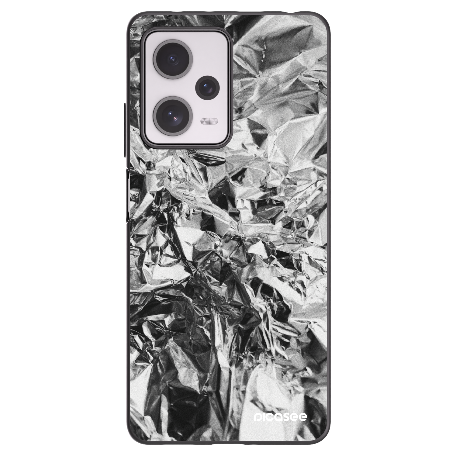 Picasee silikonski črni ovitek za Xiaomi Redmi Note 12 Pro+ 5G - Chrome