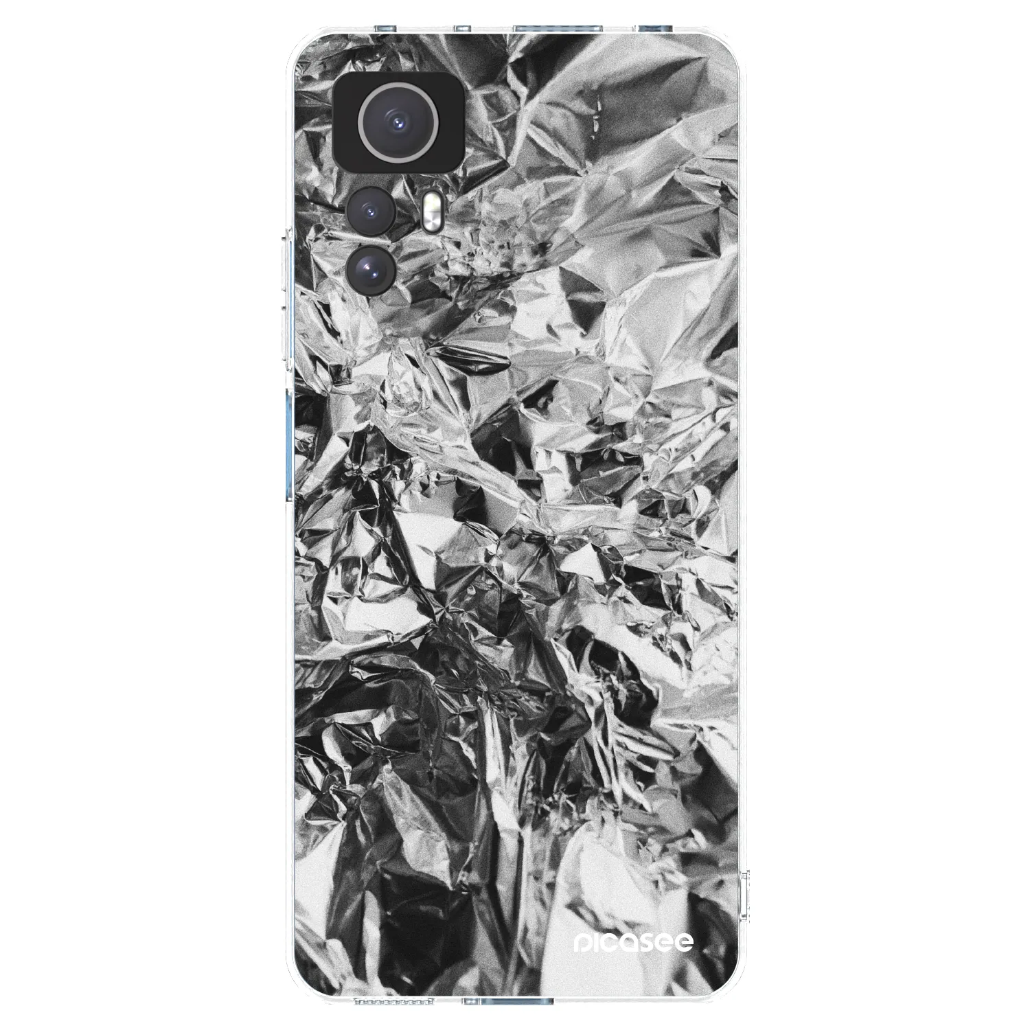 Picasee silikonski prozorni ovitek za Xiaomi Redmi Note 12S - Chrome