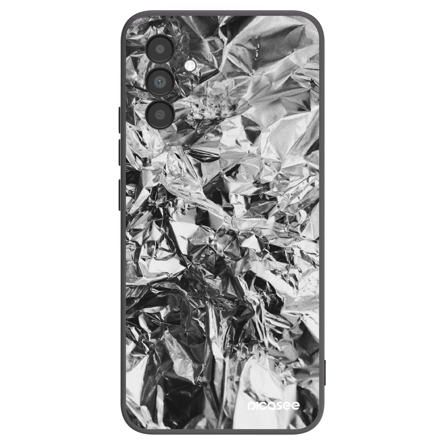 Picasee silikonski črni ovitek za Samsung Galaxy A04s A047F - Chrome