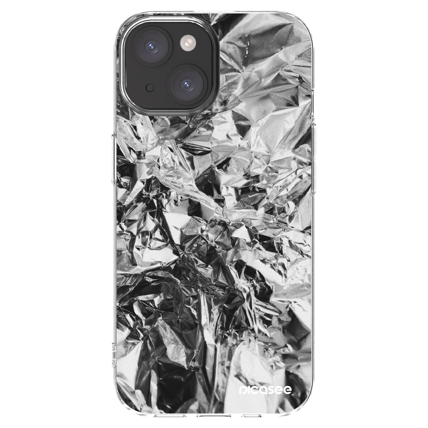 Picasee silikonski prozorni ovitek za Apple iPhone 15 - Chrome