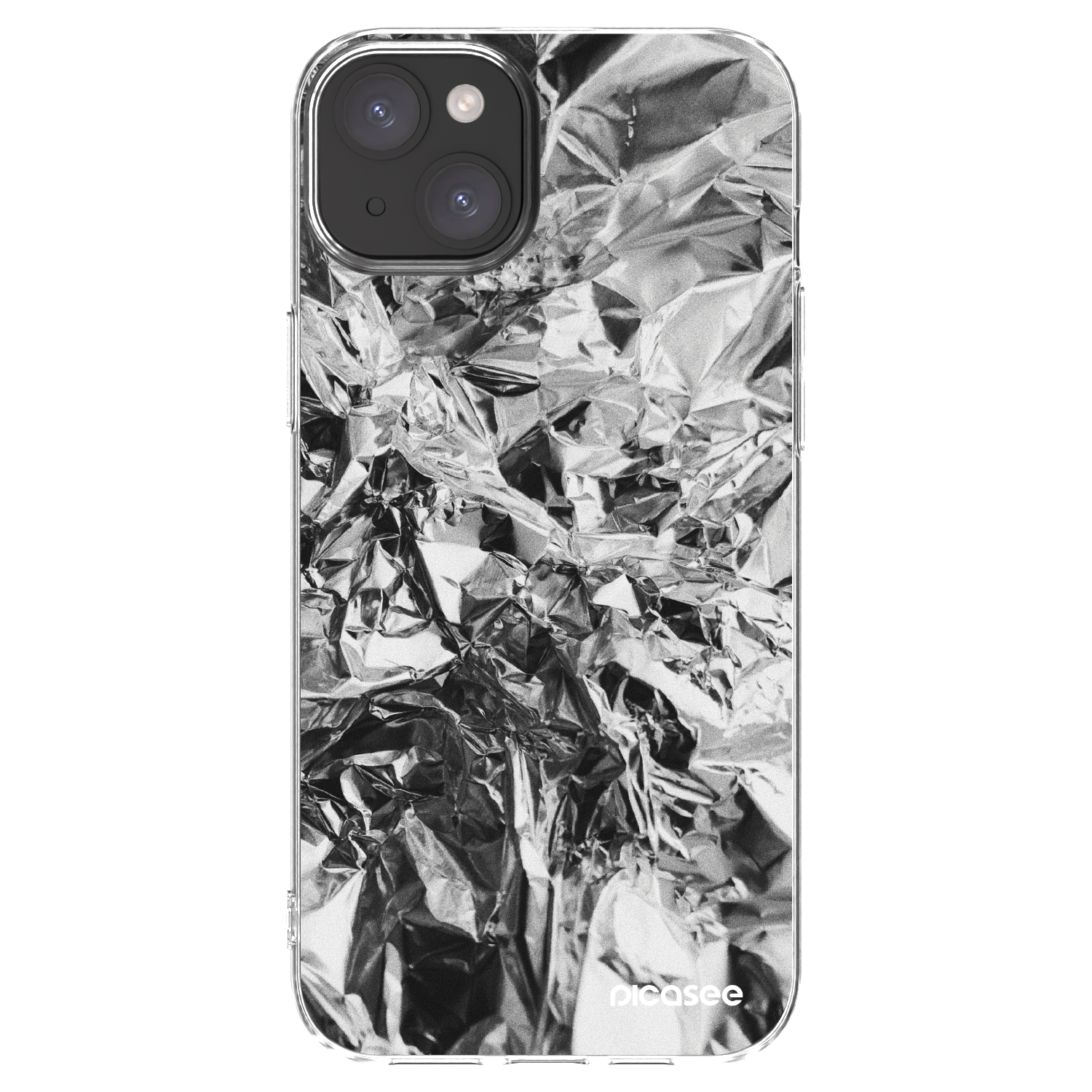Picasee silikonski prozorni ovitek za Apple iPhone 15 Plus - Chrome