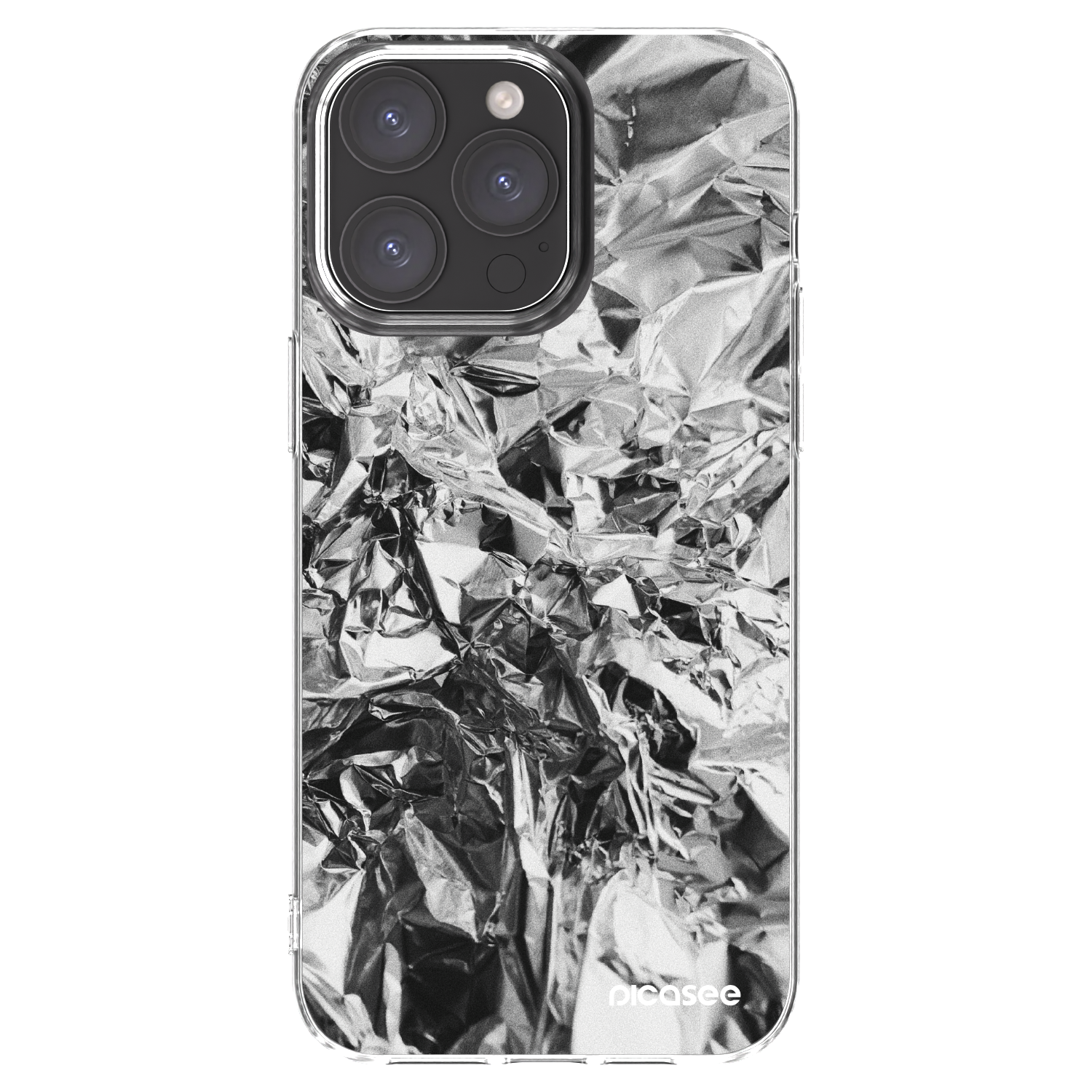 Picasee silikonski prozorni ovitek za Apple iPhone 15 Pro Max - Chrome