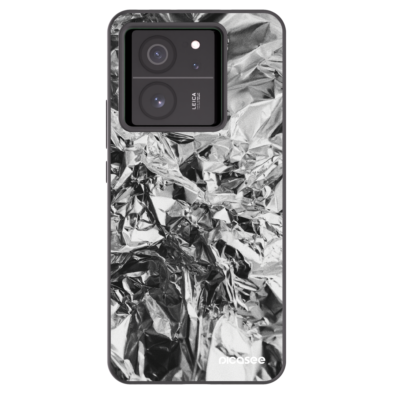 Picasee silikonski črni ovitek za Xiaomi 13T Pro - Chrome