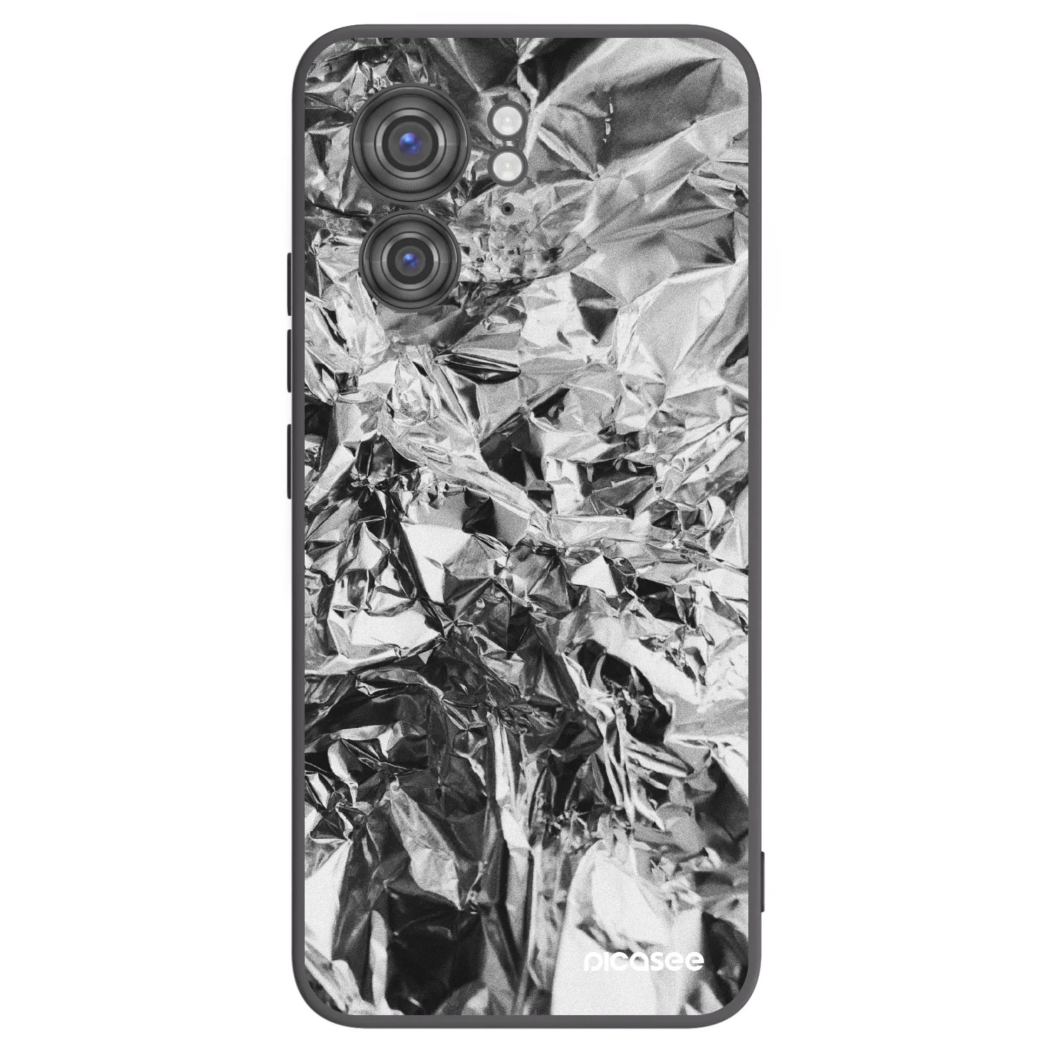 Picasee silikonski črni ovitek za Motorola Edge 40 - Chrome