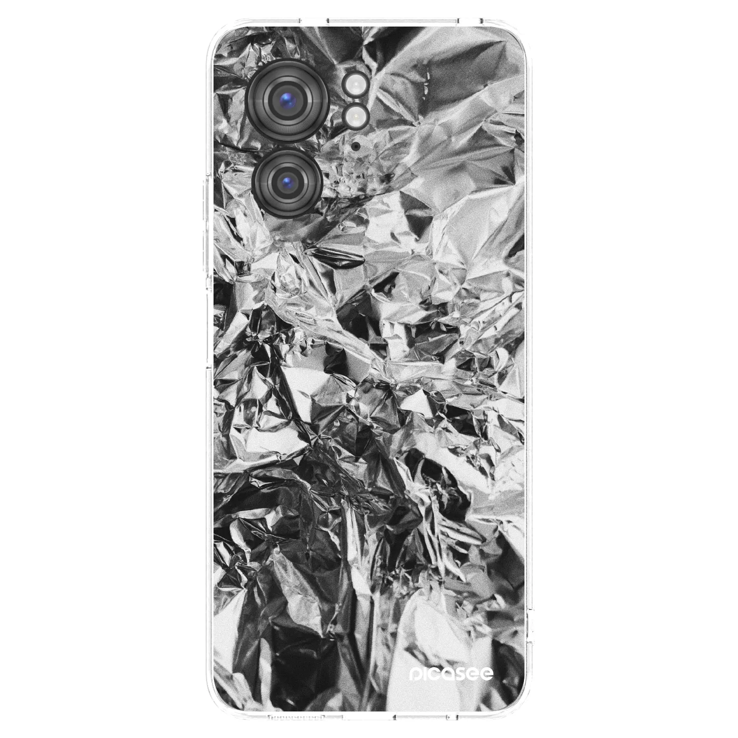 Picasee silikonski prozorni ovitek za Motorola Edge 40 - Chrome