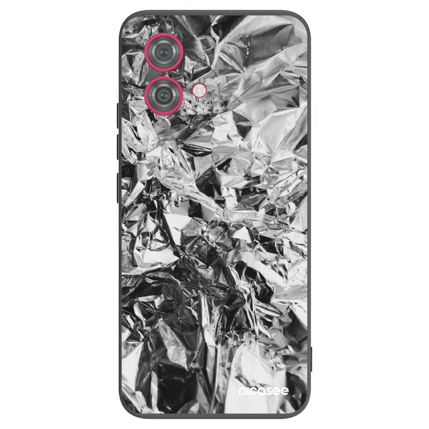 Picasee silikonski črni ovitek za Motorola Moto G84 5G - Chrome