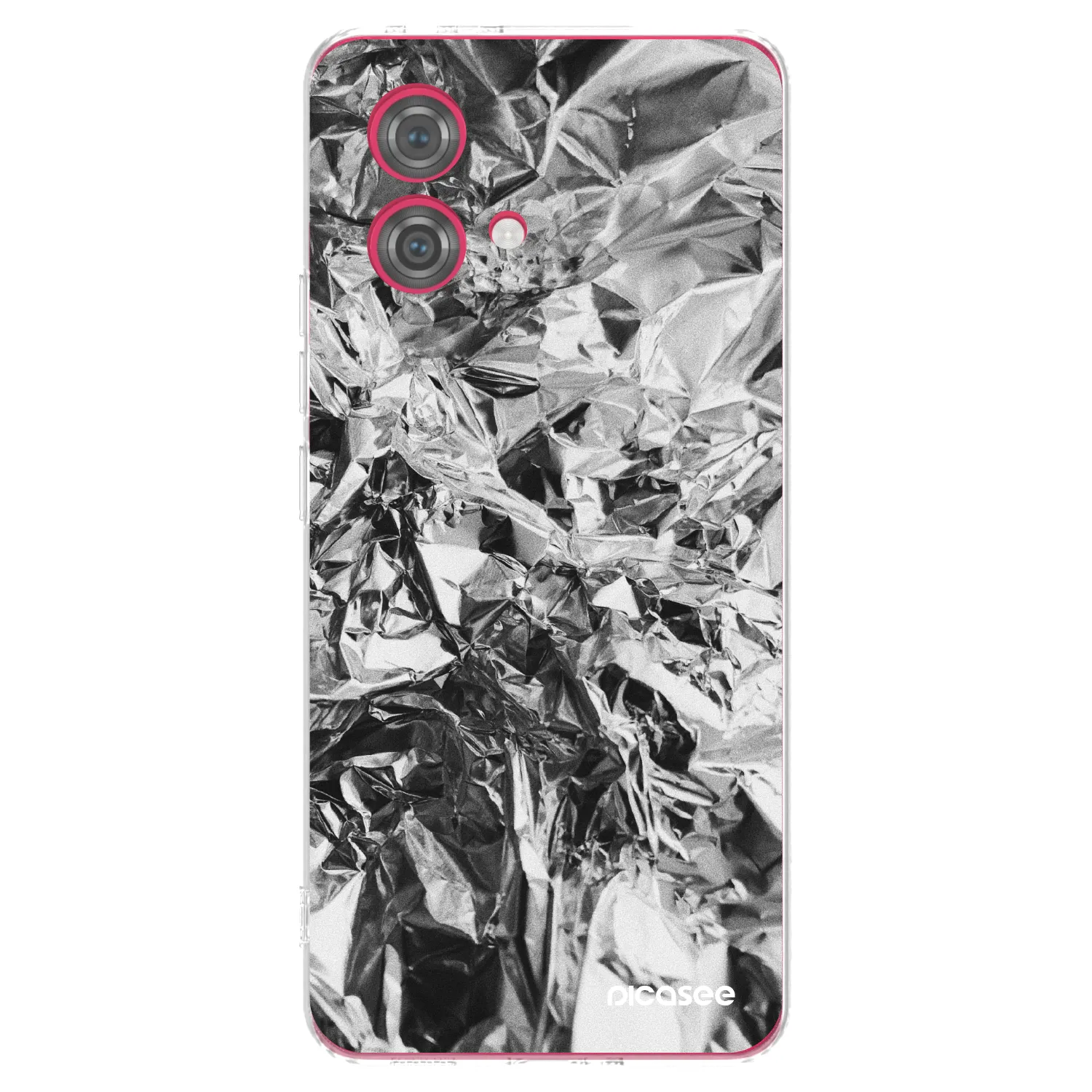 Picasee silikonski prozorni ovitek za Motorola Moto G84 5G - Chrome