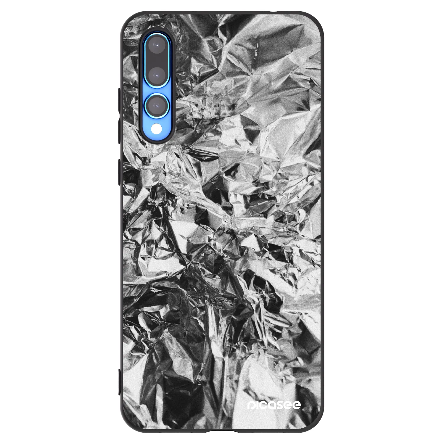 Picasee silikonski črni ovitek za Huawei P20 Pro - Chrome