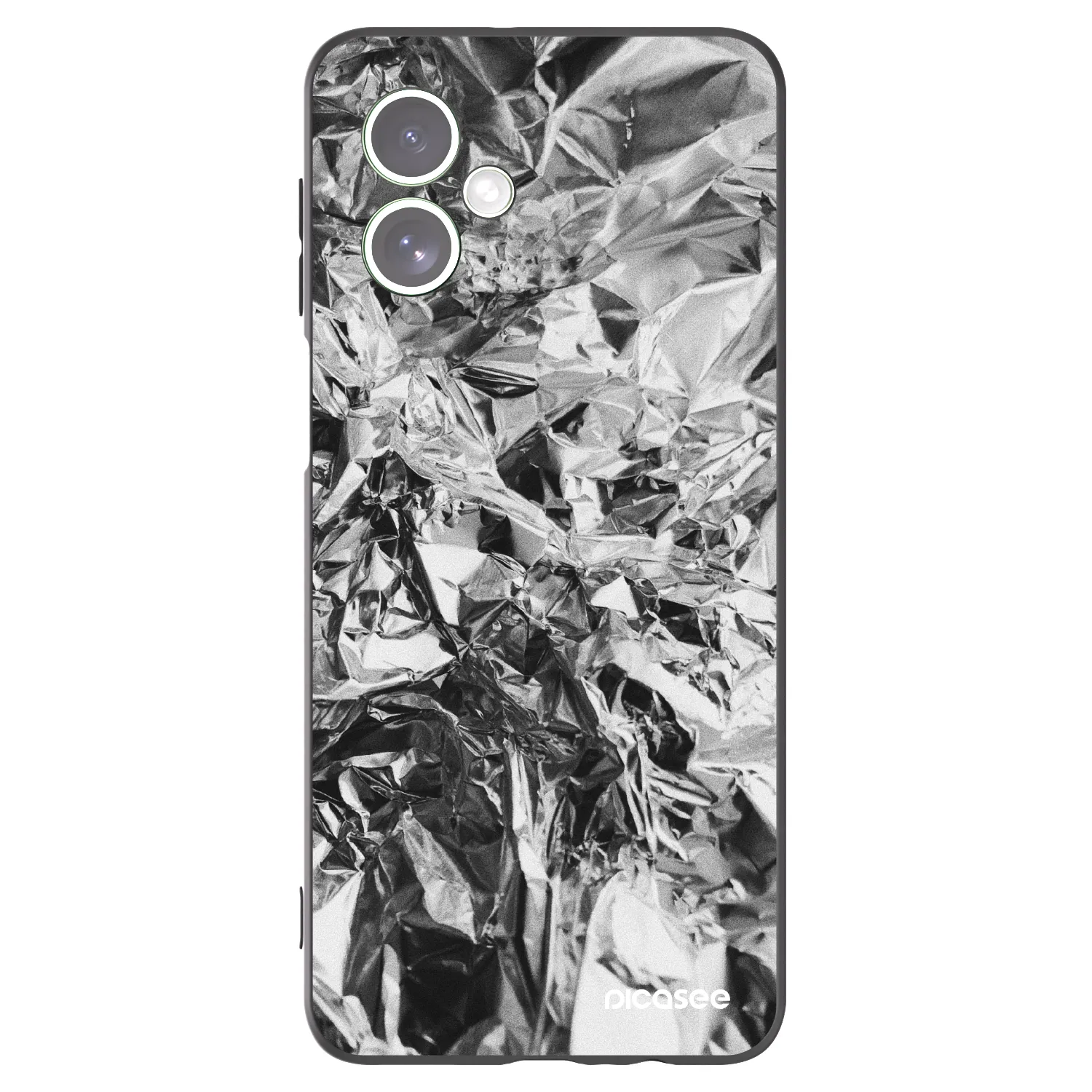 Picasee silikonski črni ovitek za Motorola Moto G54 5G - Chrome