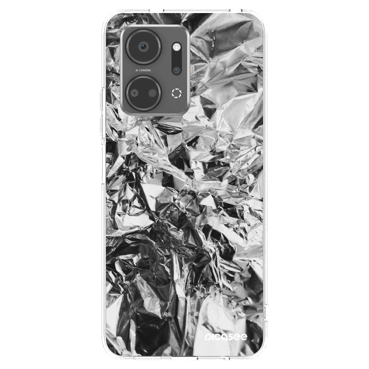 Picasee silikonski prozorni ovitek za Honor X7a - Chrome