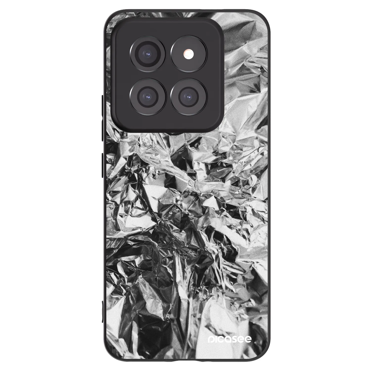 Picasee silikonski črni ovitek za Xiaomi 14 Pro - Chrome
