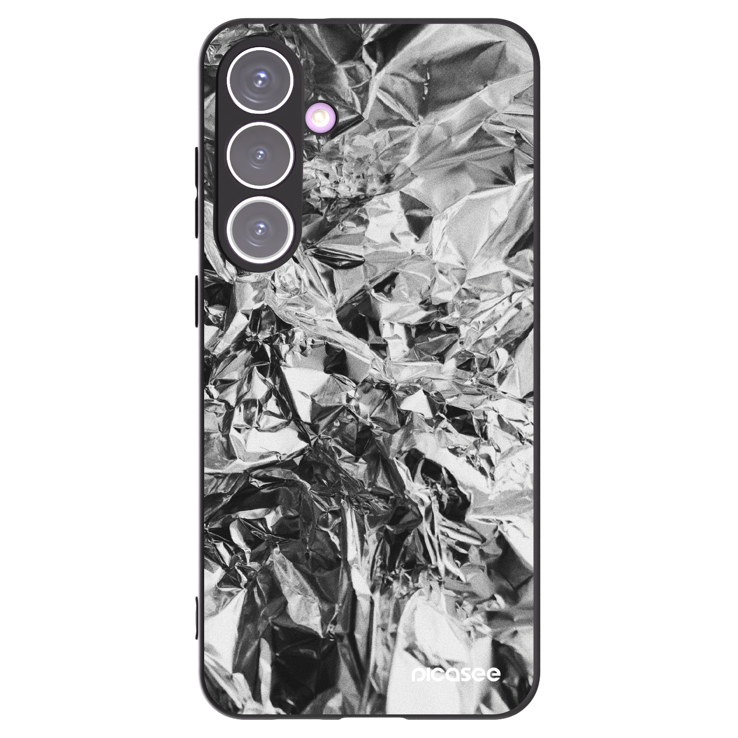 Picasee silikonski črni ovitek za Samsung Galaxy S24+ S926B 5G - Chrome