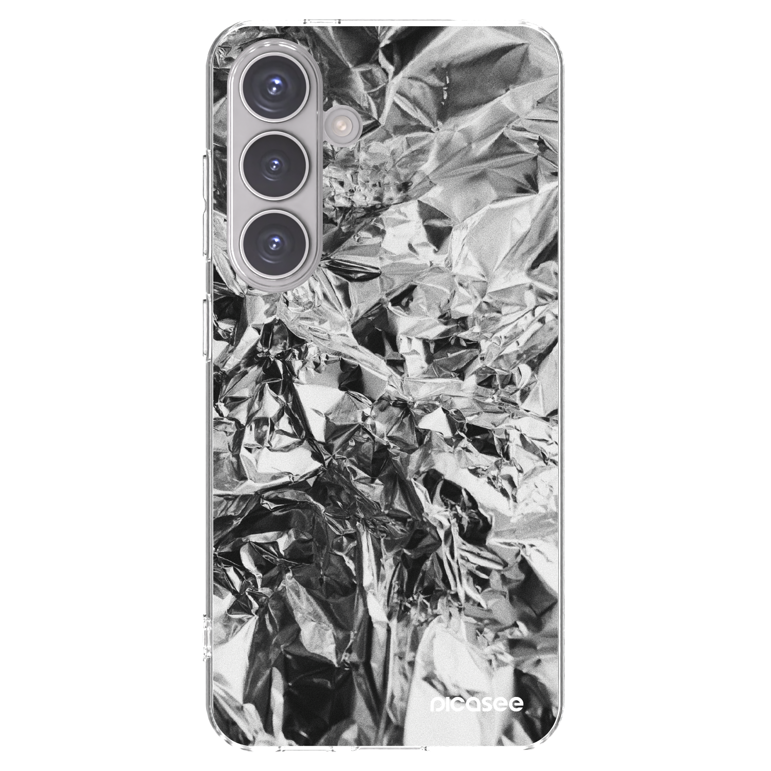 Picasee silikonski prozorni ovitek za Samsung Galaxy S24 S921B 5G - Chrome