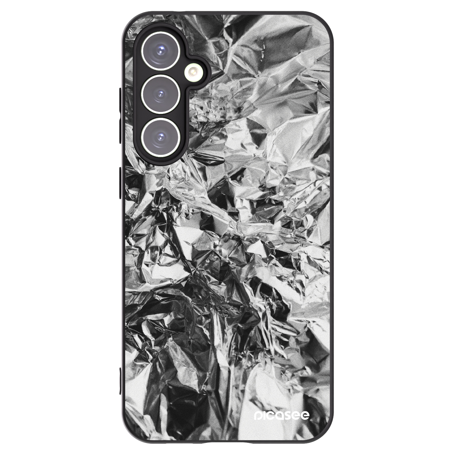 Picasee silikonski črni ovitek za Samsung Galaxy S23 FE S711B - Chrome