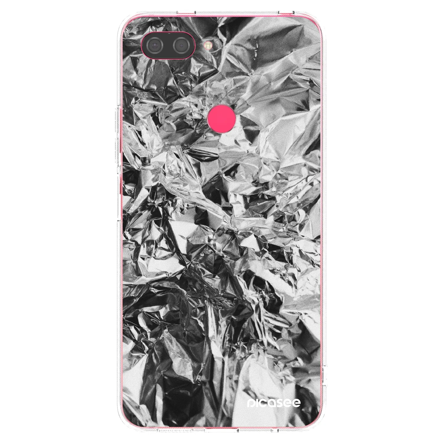 Picasee silikonski prozorni ovitek za Xiaomi Mi 8 Lite - Chrome