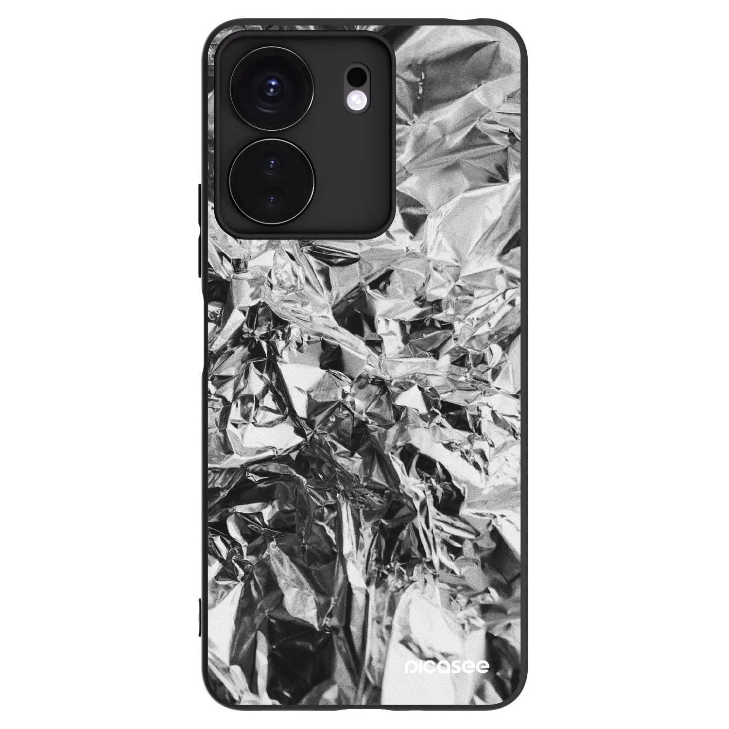 Picasee silikonski črni ovitek za Xiaomi Redmi 13C 4G - Chrome