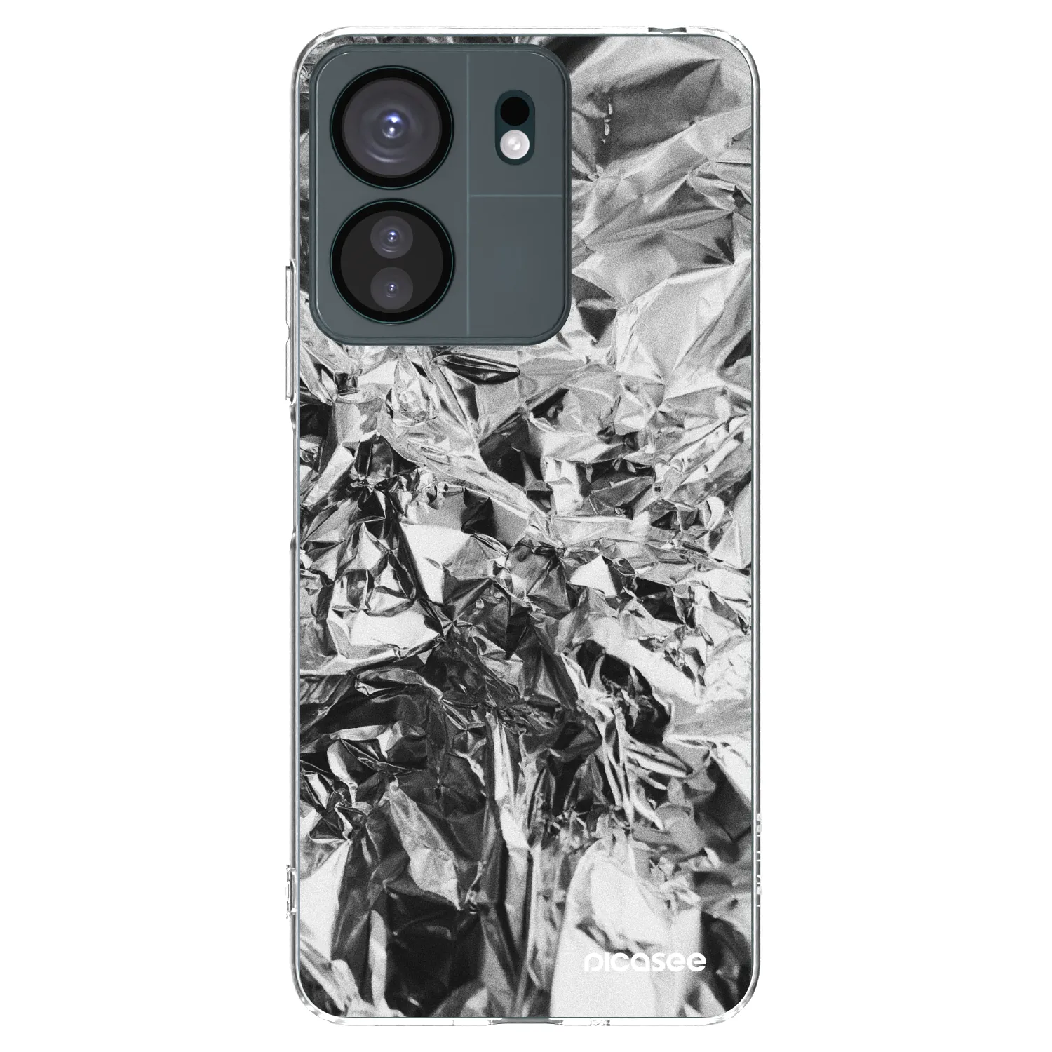 Picasee silikonski prozorni ovitek za Xiaomi Redmi 13C 4G - Chrome