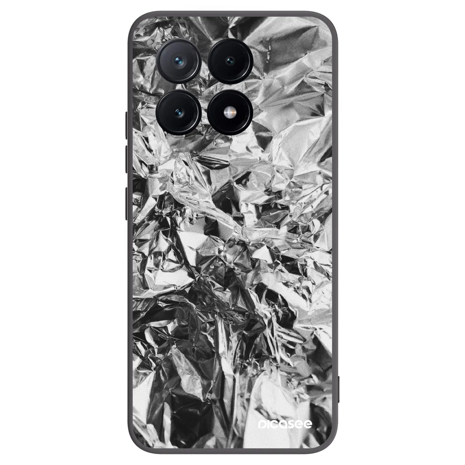 Picasee silikonski črni ovitek za Xiaomi Poco X6 Pro - Chrome