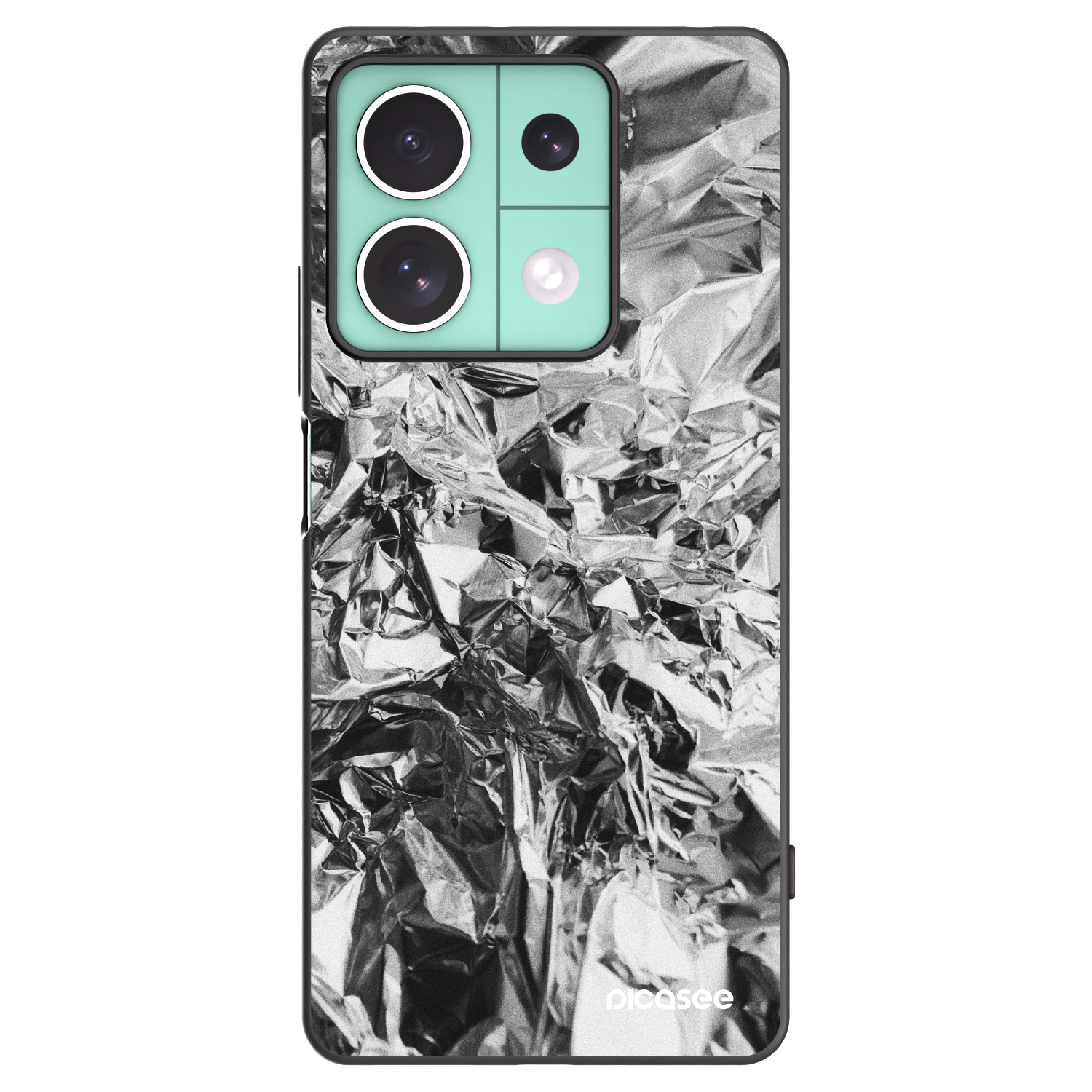 Picasee silikonski črni ovitek za Xiaomi Redmi Note 13 5G - Chrome