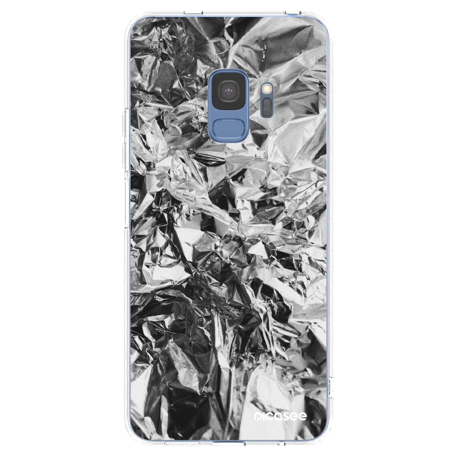 Picasee silikonski prozorni ovitek za Samsung Galaxy S9 G960F - Chrome