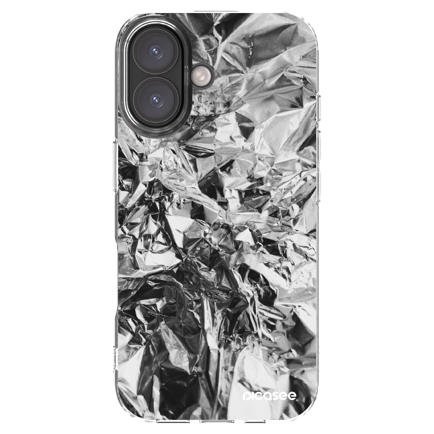 Picasee silikonski prozorni ovitek za Apple iPhone 16 - Chrome