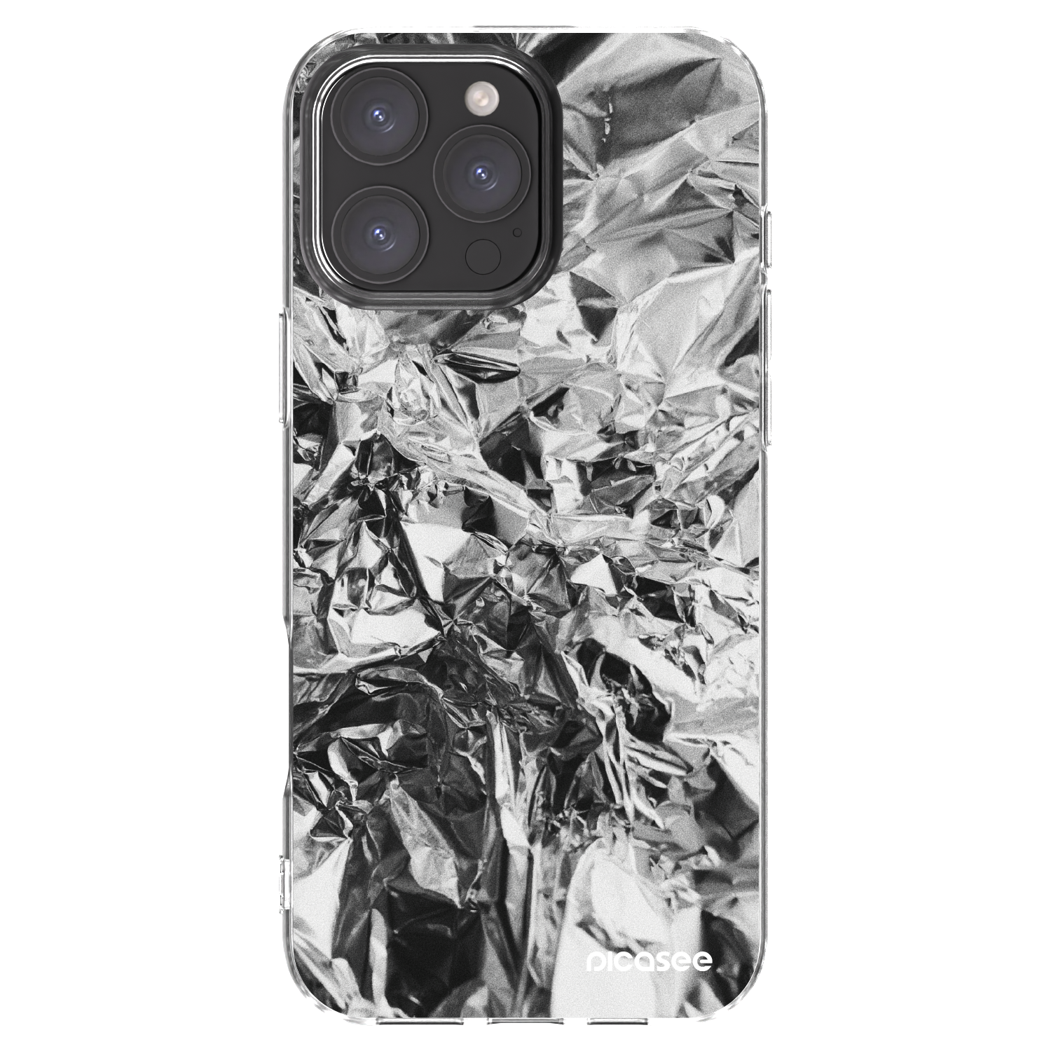 Picasee silikonski prozorni ovitek za Apple iPhone 16 Pro Max - Chrome