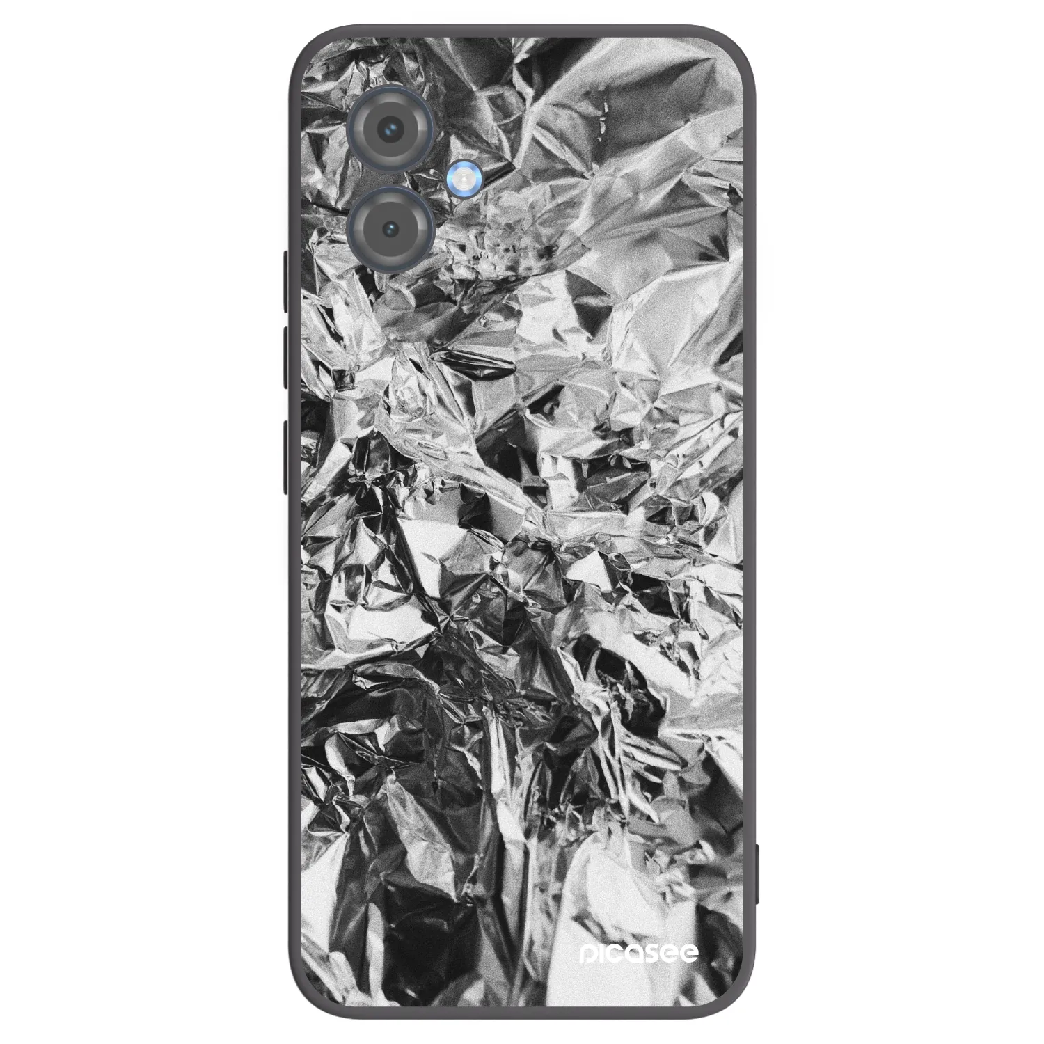 Picasee silikonski črni ovitek za Motorola Moto G14 - Chrome