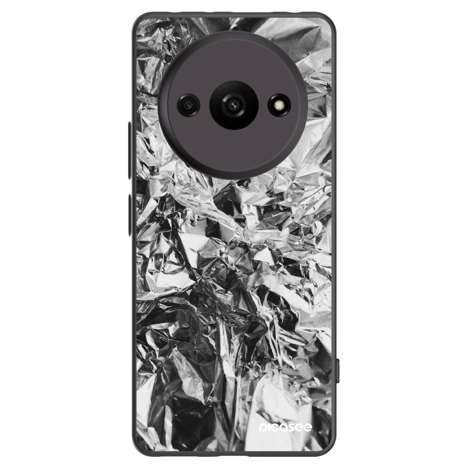 Picasee silikonski črni ovitek za Xiaomi Redmi A3 - Chrome
