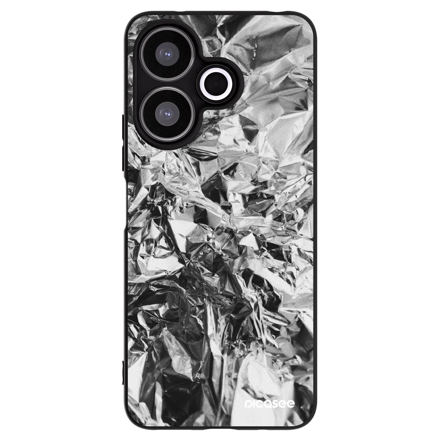 Picasee silikonski črni ovitek za Xiaomi Redmi 13 4G - Chrome