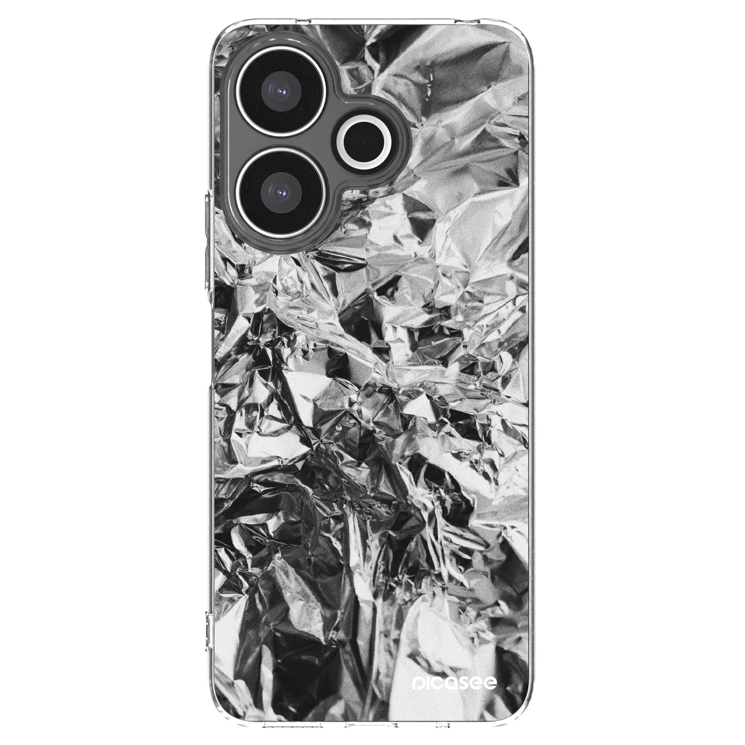 Picasee silikonski prozorni ovitek za Xiaomi Redmi 13 4G - Chrome