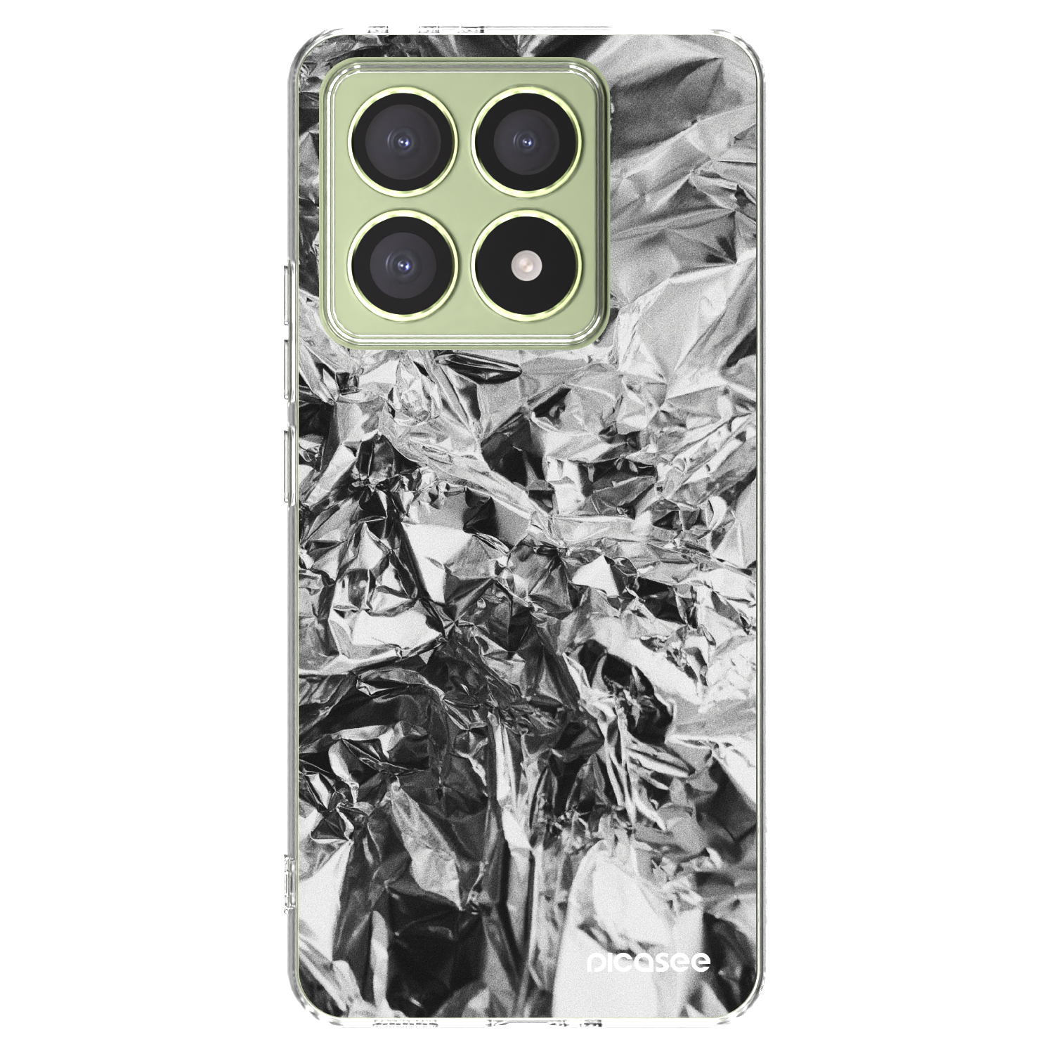 Picasee silikonski prozorni ovitek za Xiaomi 14T - Chrome