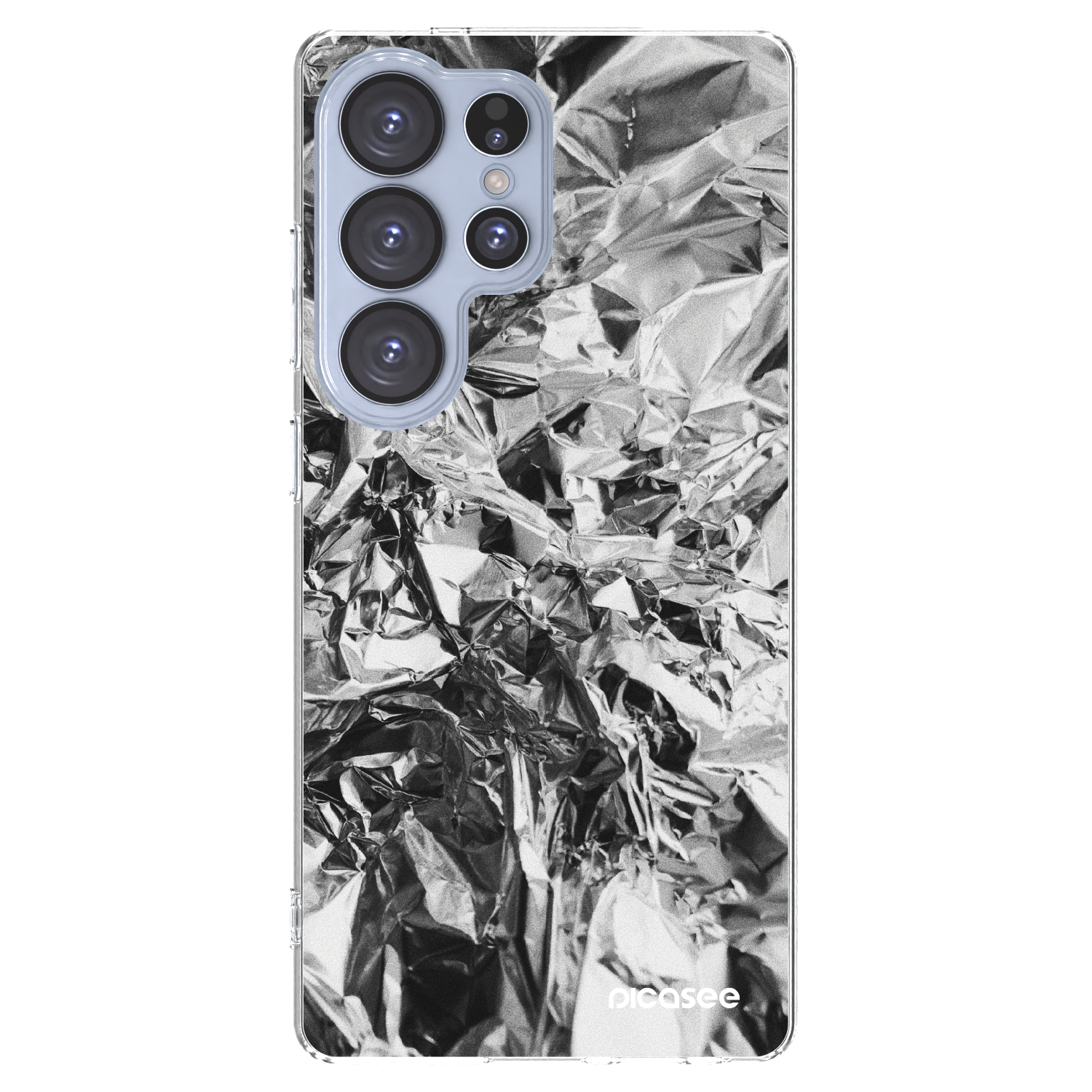 Picasee silikonski prozorni ovitek za Samsung Galaxy S25 Ultra 5G - Chrome