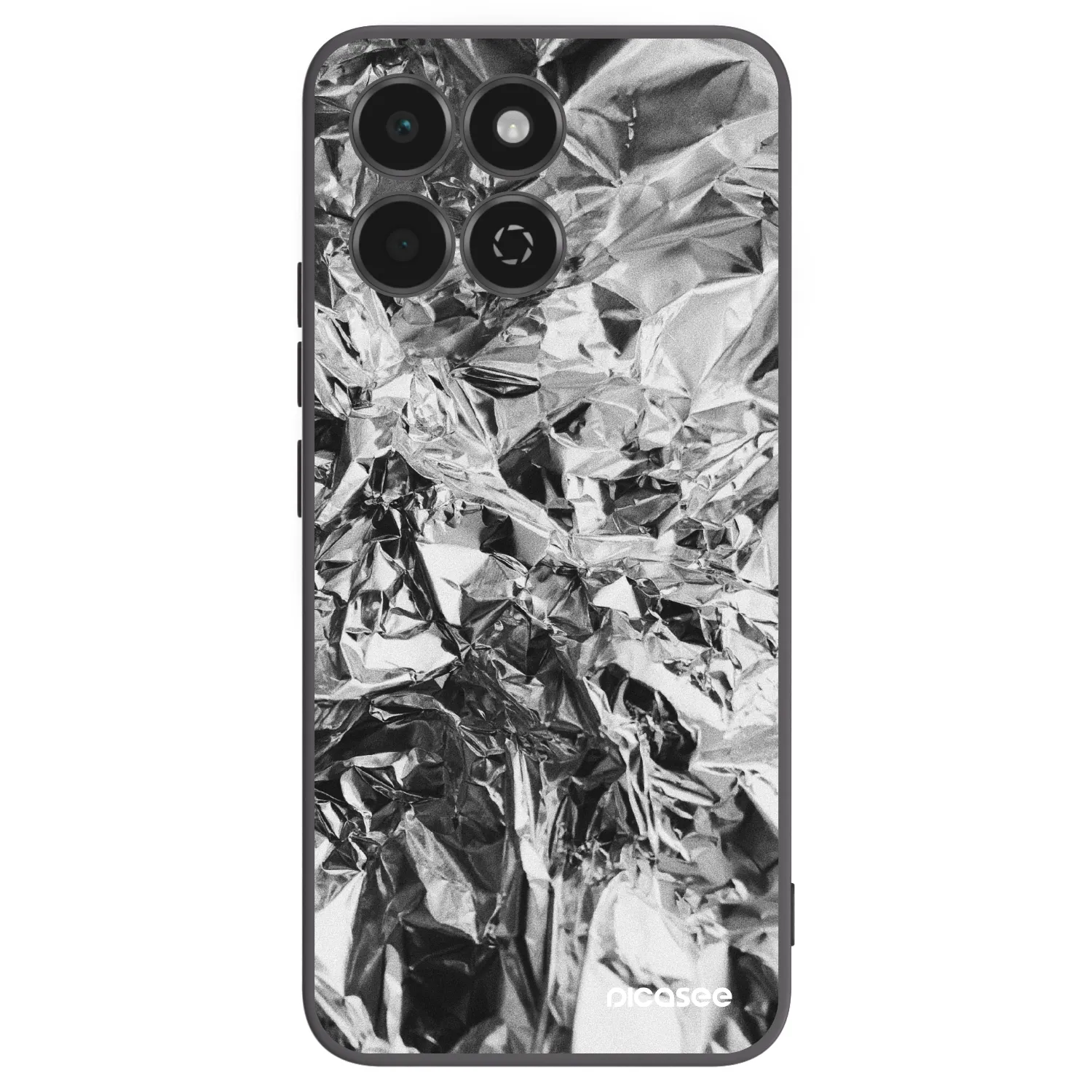 Picasee silikonski črni ovitek za Honor 200 Smart 5G - Chrome