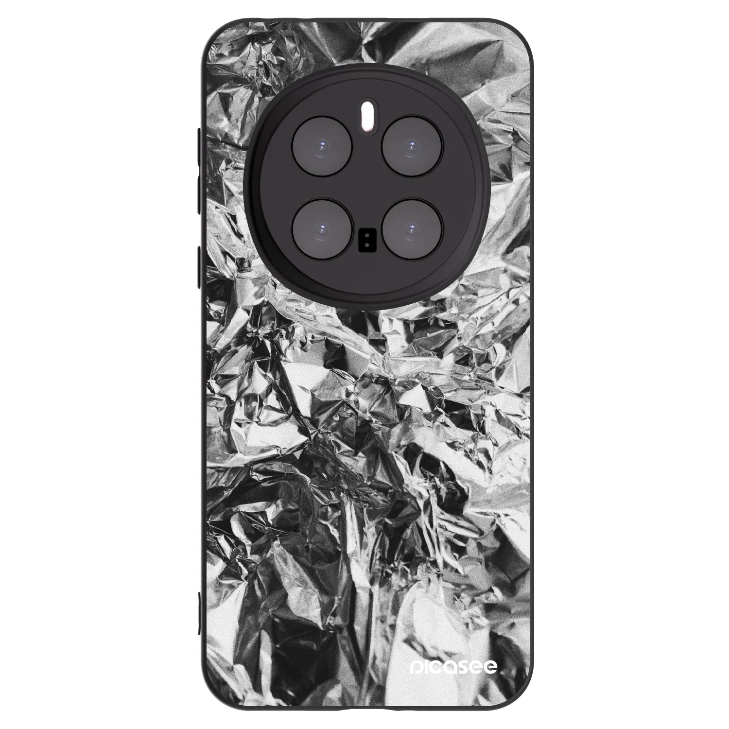 Picasee silikonski črni ovitek za Honor Magic7 Pro 5G - Chrome