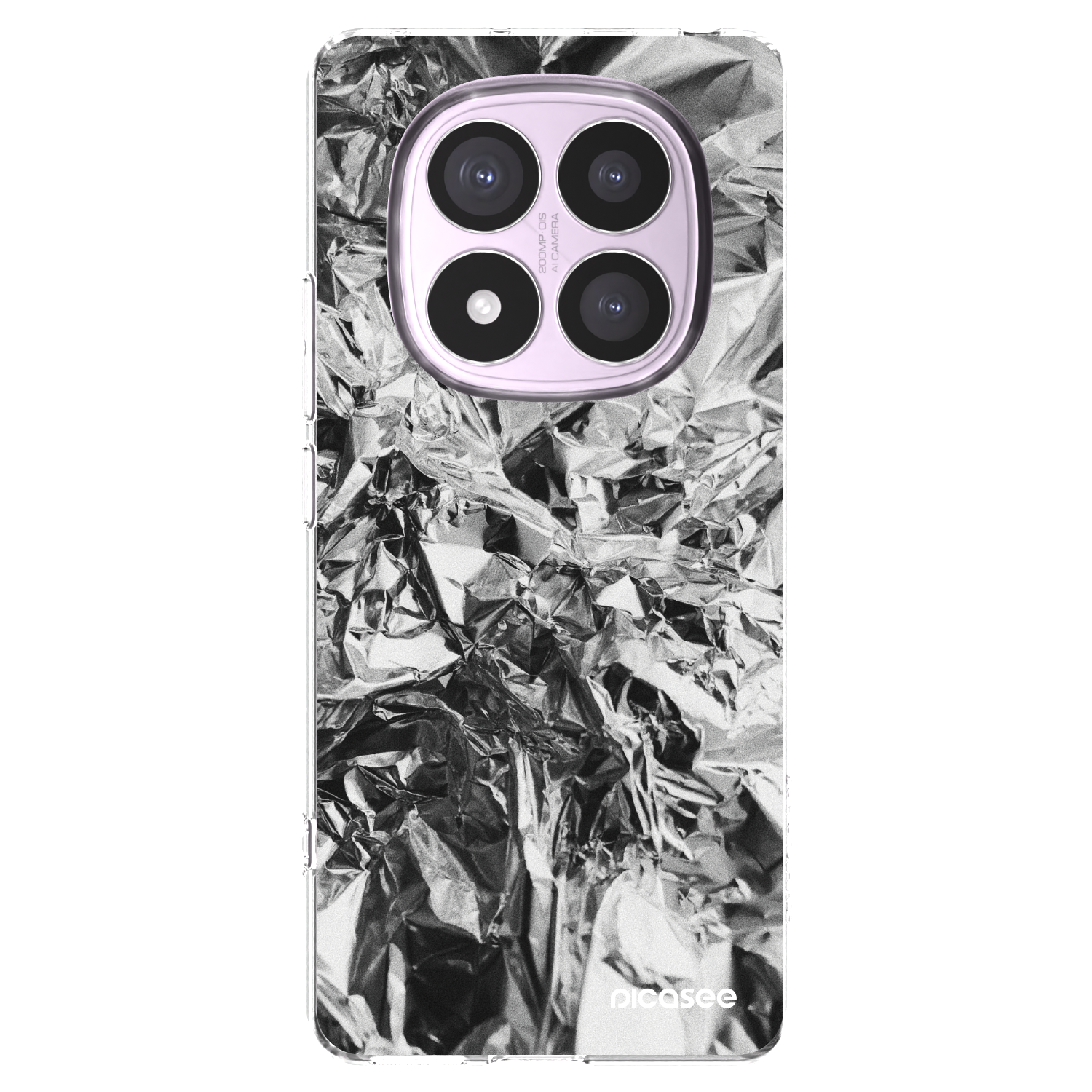 Picasee silikonski prozorni ovitek za Xiaomi Redmi Note 14 Pro 4G - Chrome